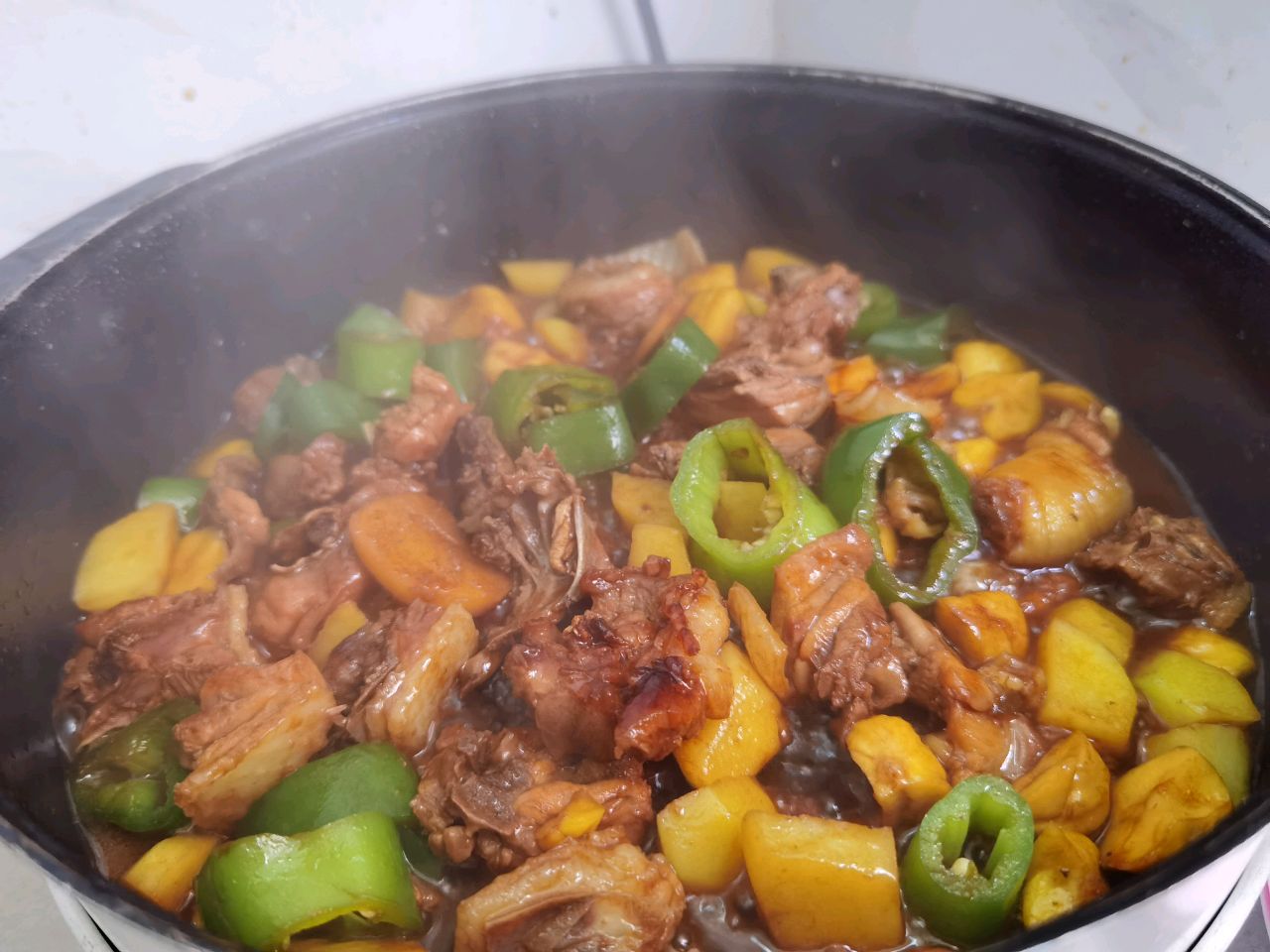 板栗烧土鸡