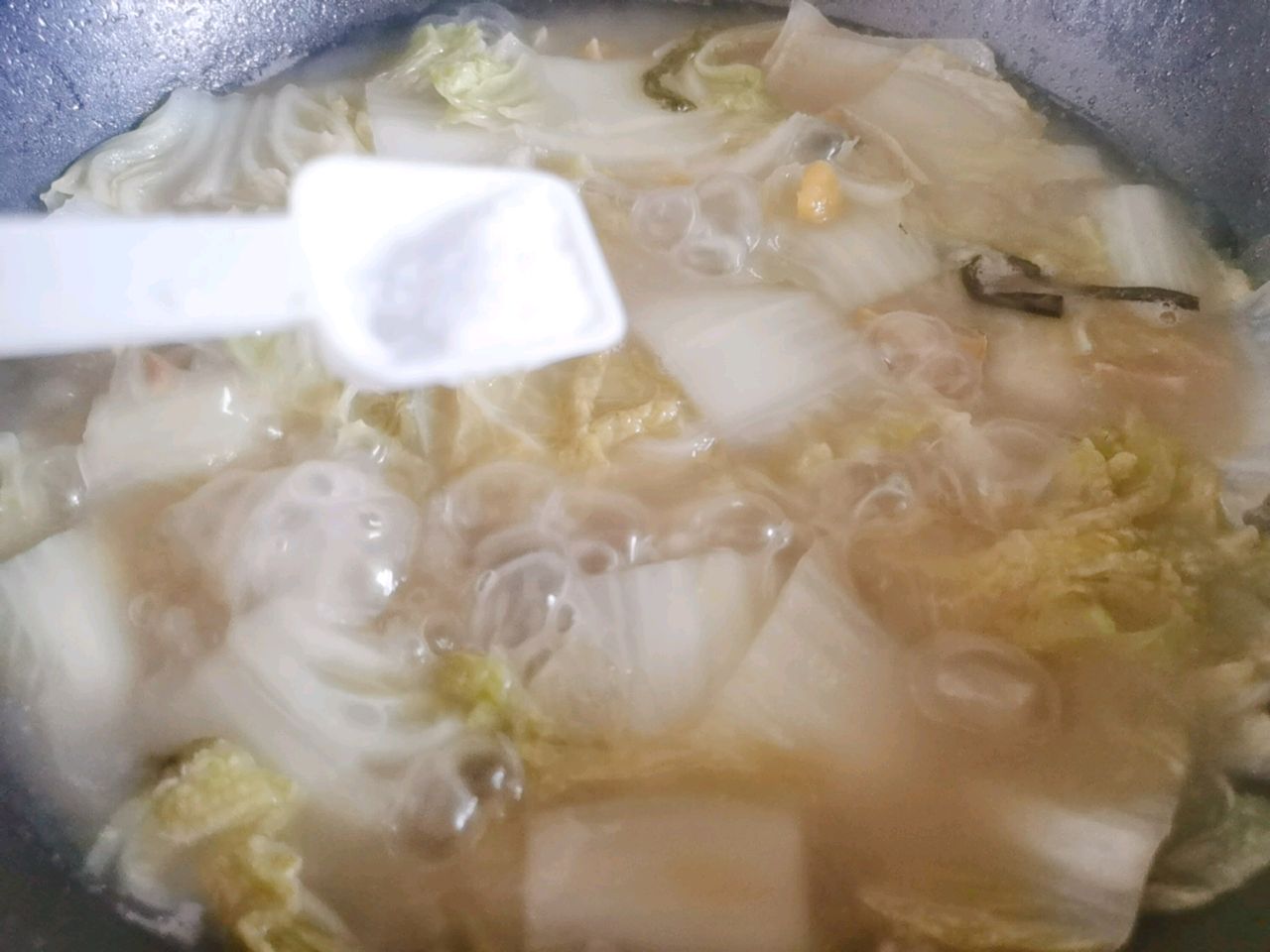 板栗煮白菜