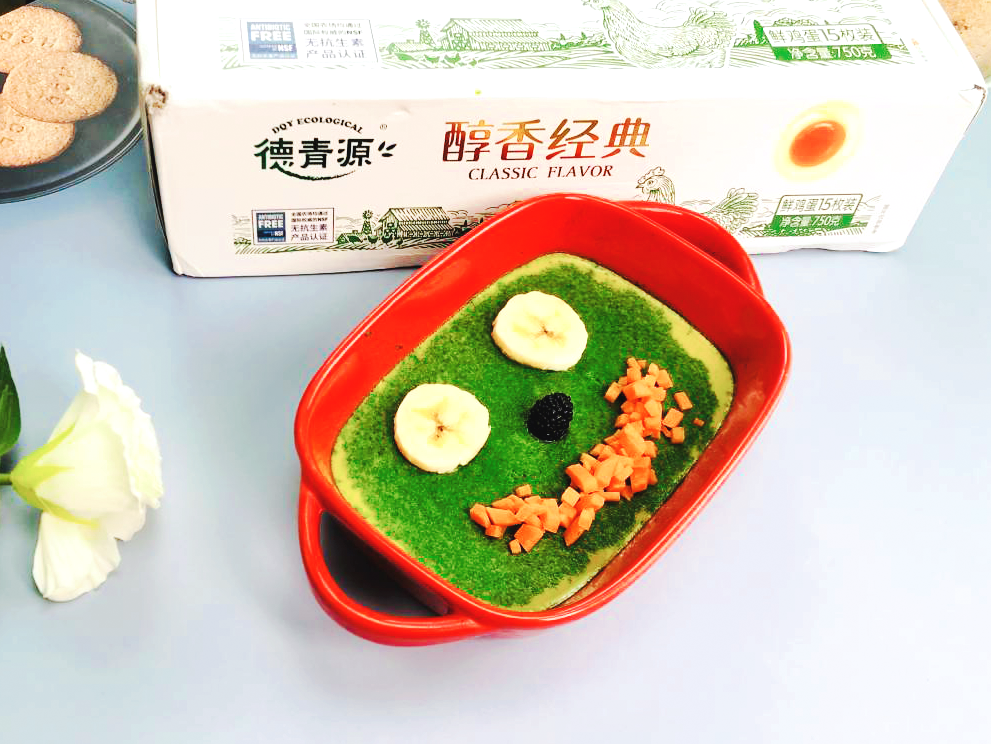 宝宝辅食 | 胡萝卜菠菜蛋羹
