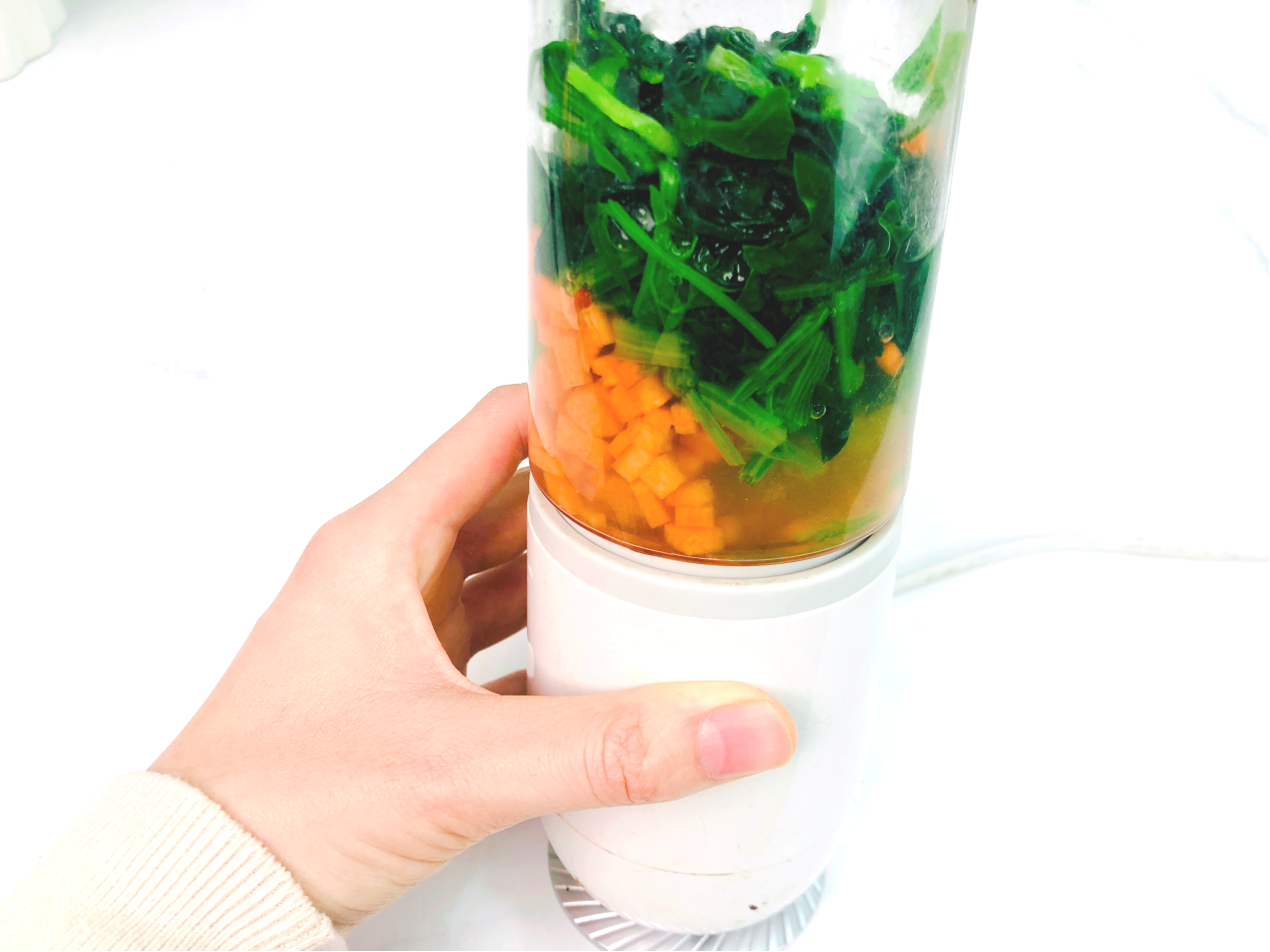 宝宝辅食 | 胡萝卜菠菜蛋羹