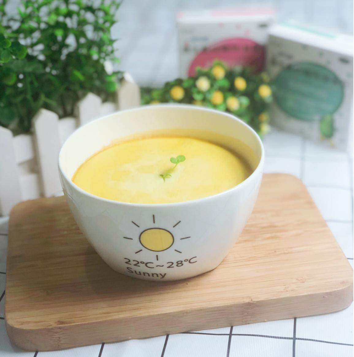 宝宝辅食-奶香南瓜布丁