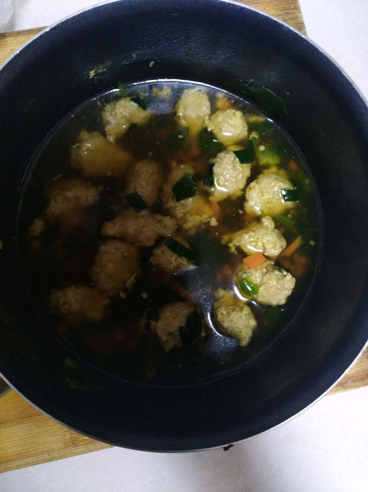 宝宝辅食——肉丸子汤