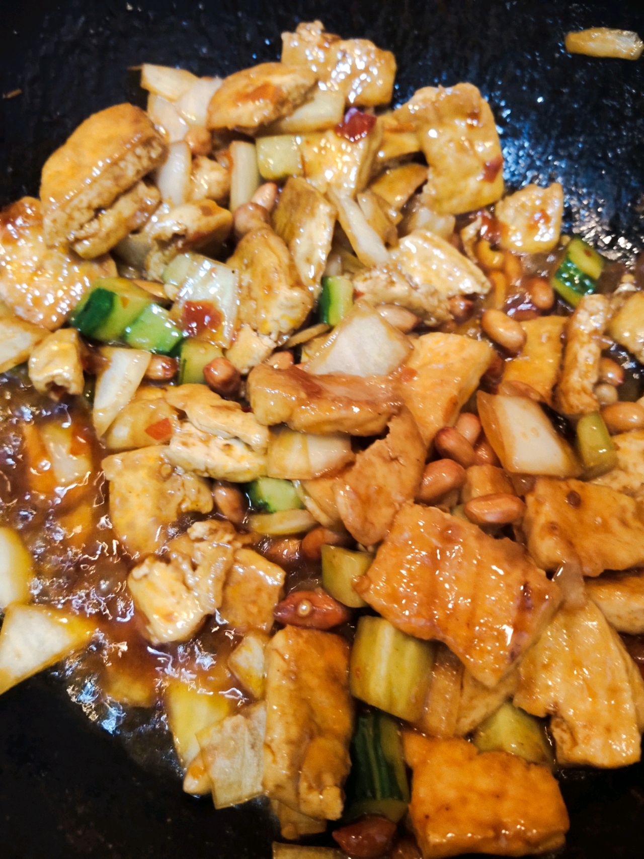 爆炒豆腐（酸甜版）