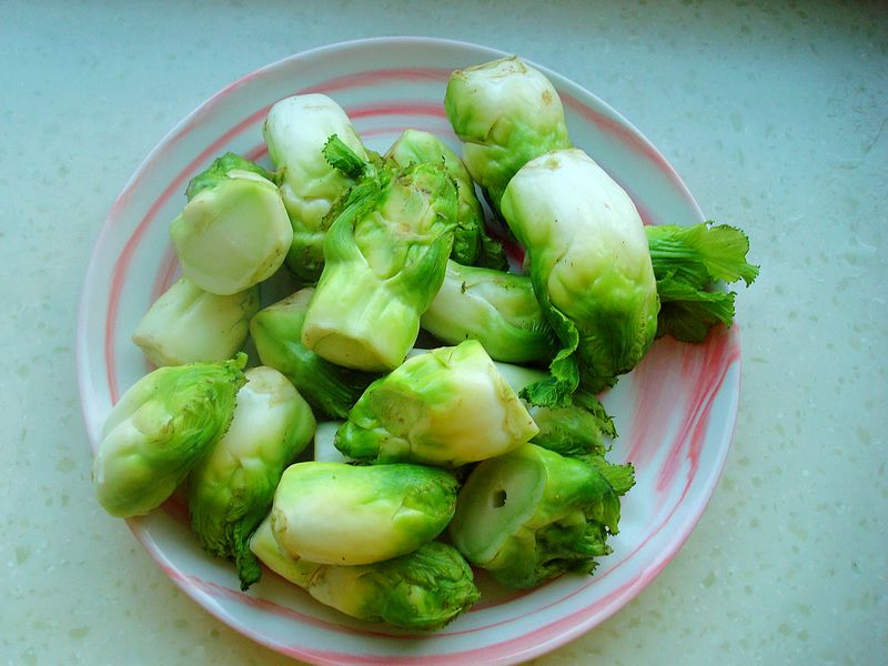 爆炒儿菜
