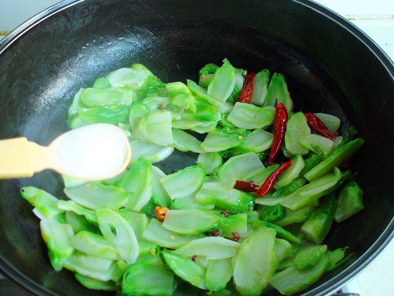 爆炒儿菜
