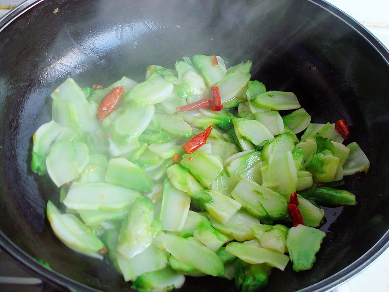 爆炒儿菜