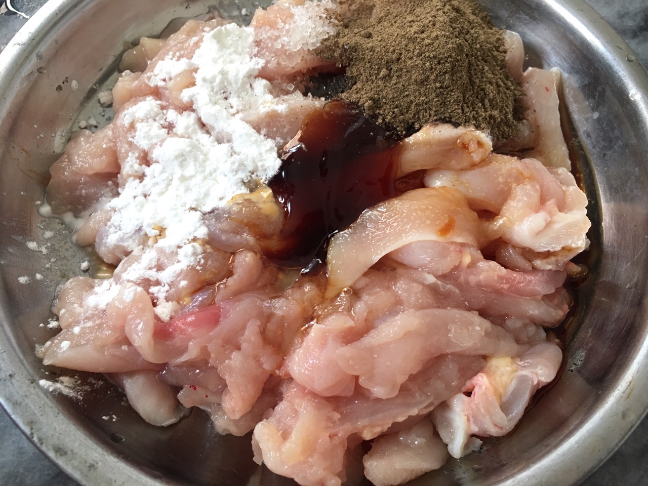 爆炒黑胡椒鸡胸肉