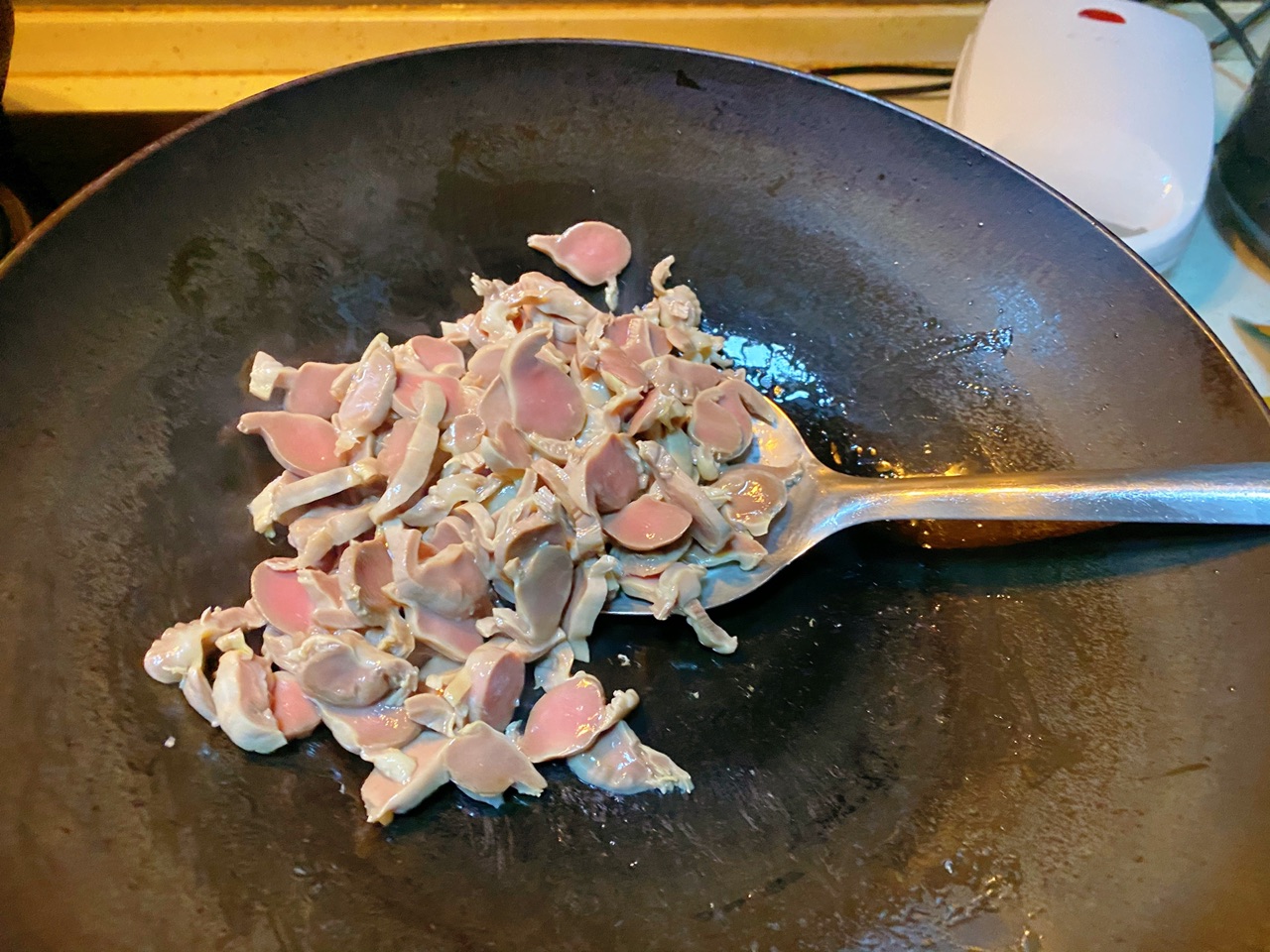 爆炒鸡胗