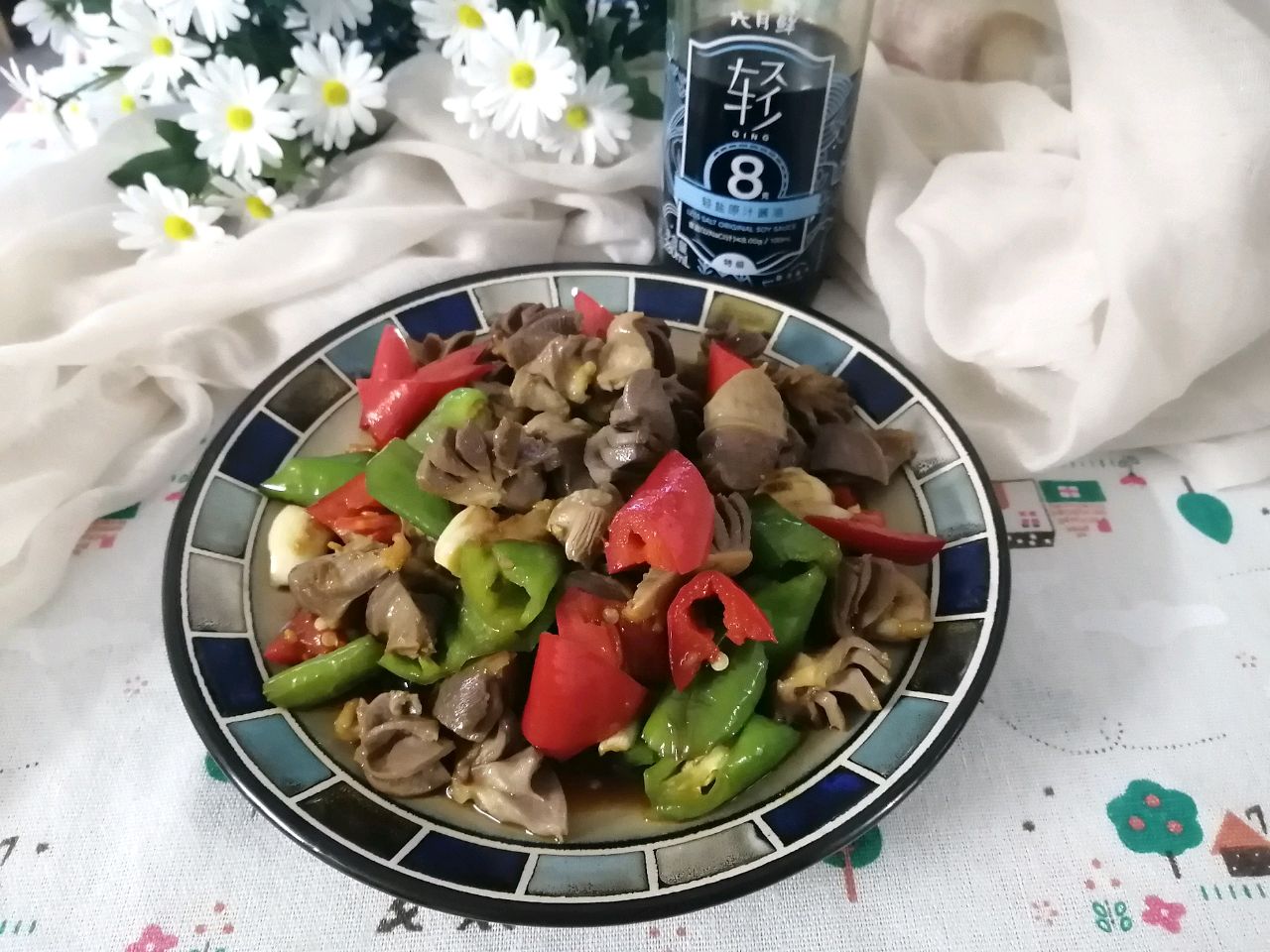 爆炒鸡胗