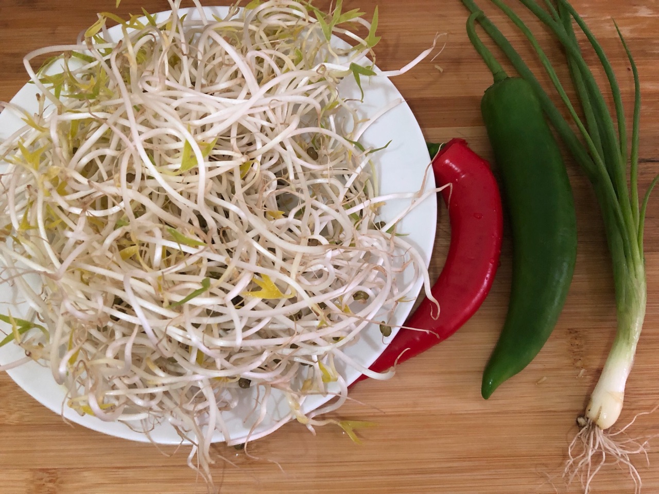 爆炒绿豆芽