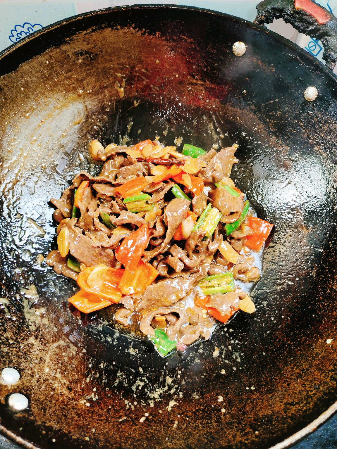 爆炒牛心
