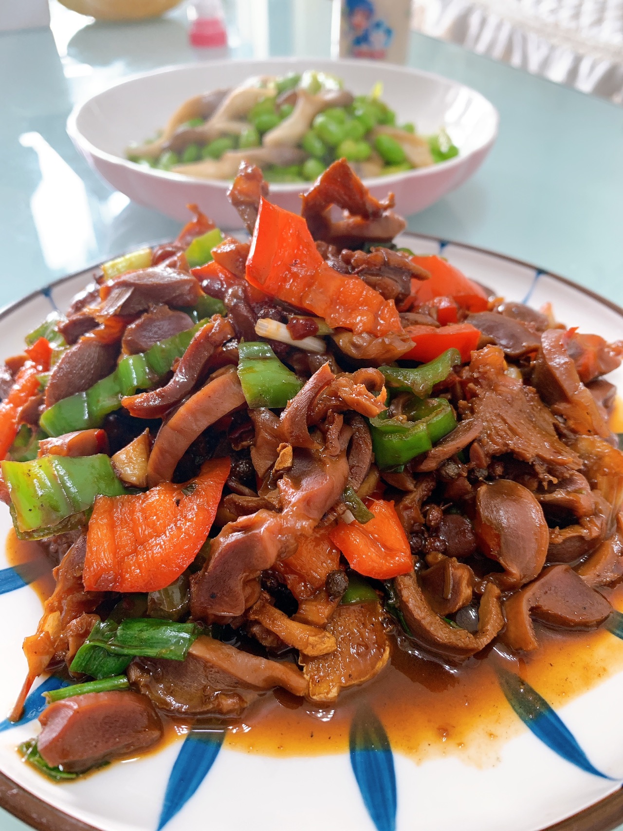 爆炒香辣鸡胗