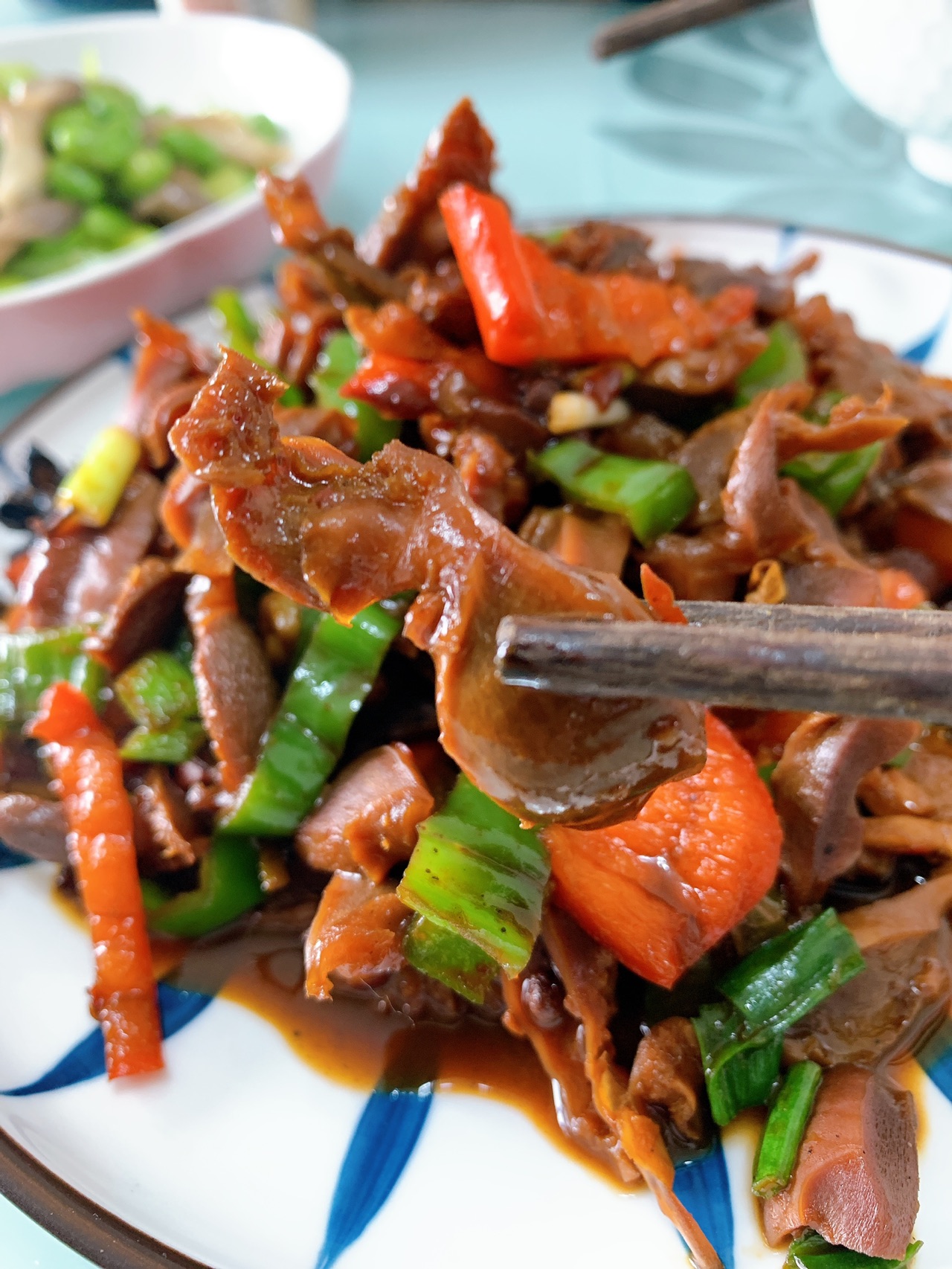 爆炒香辣鸡胗