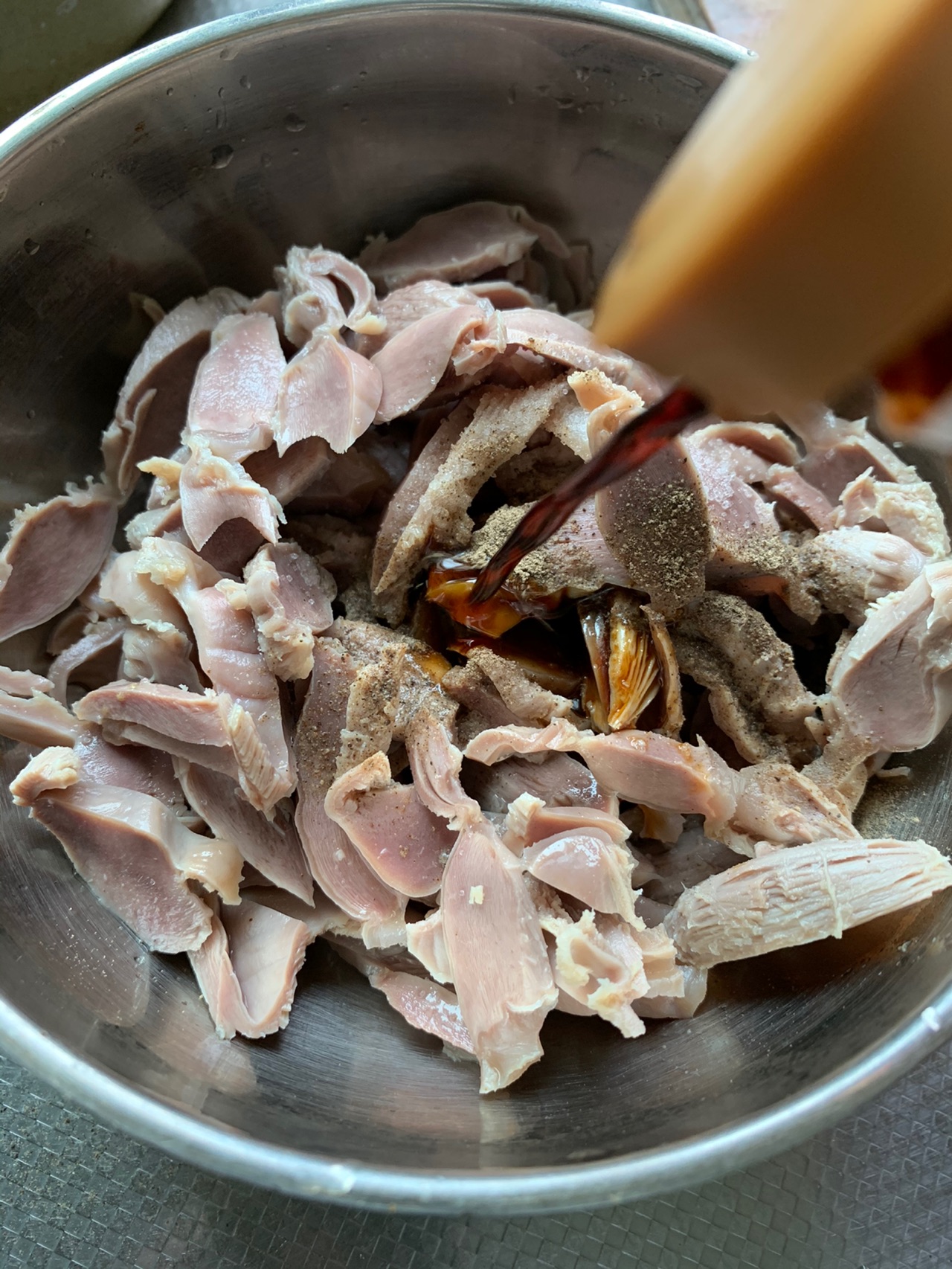 爆炒香辣鸡胗