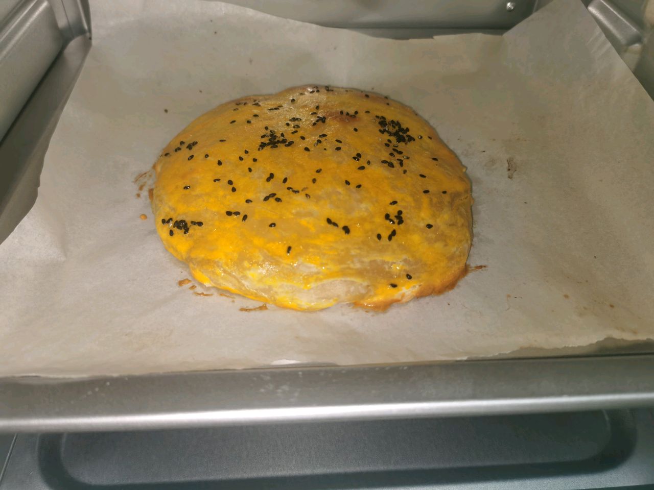 爆浆香蕉芝士饼