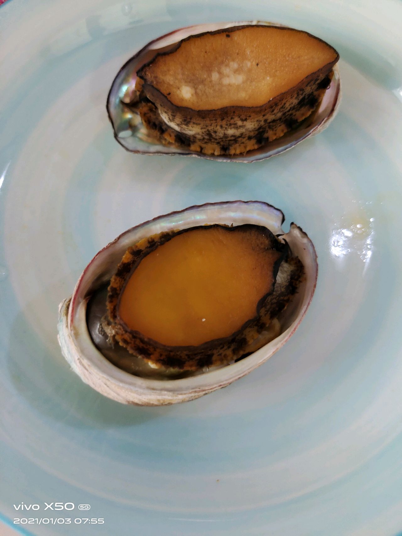 鲍鱼青菜挂面