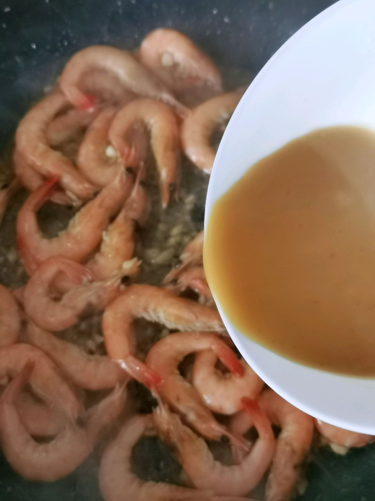鲍汁蚝油炒鲜虾