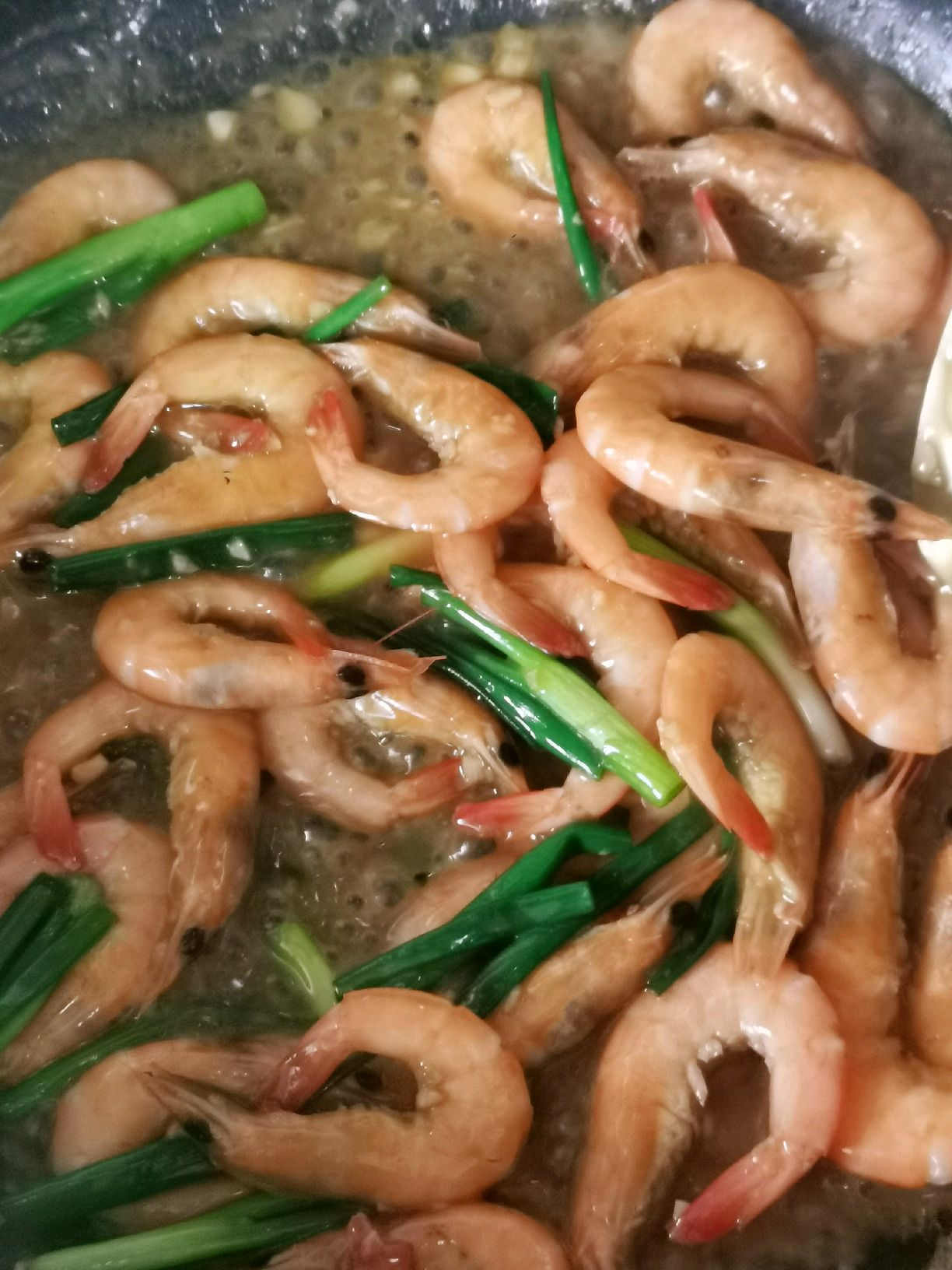 鲍汁蚝油炒鲜虾
