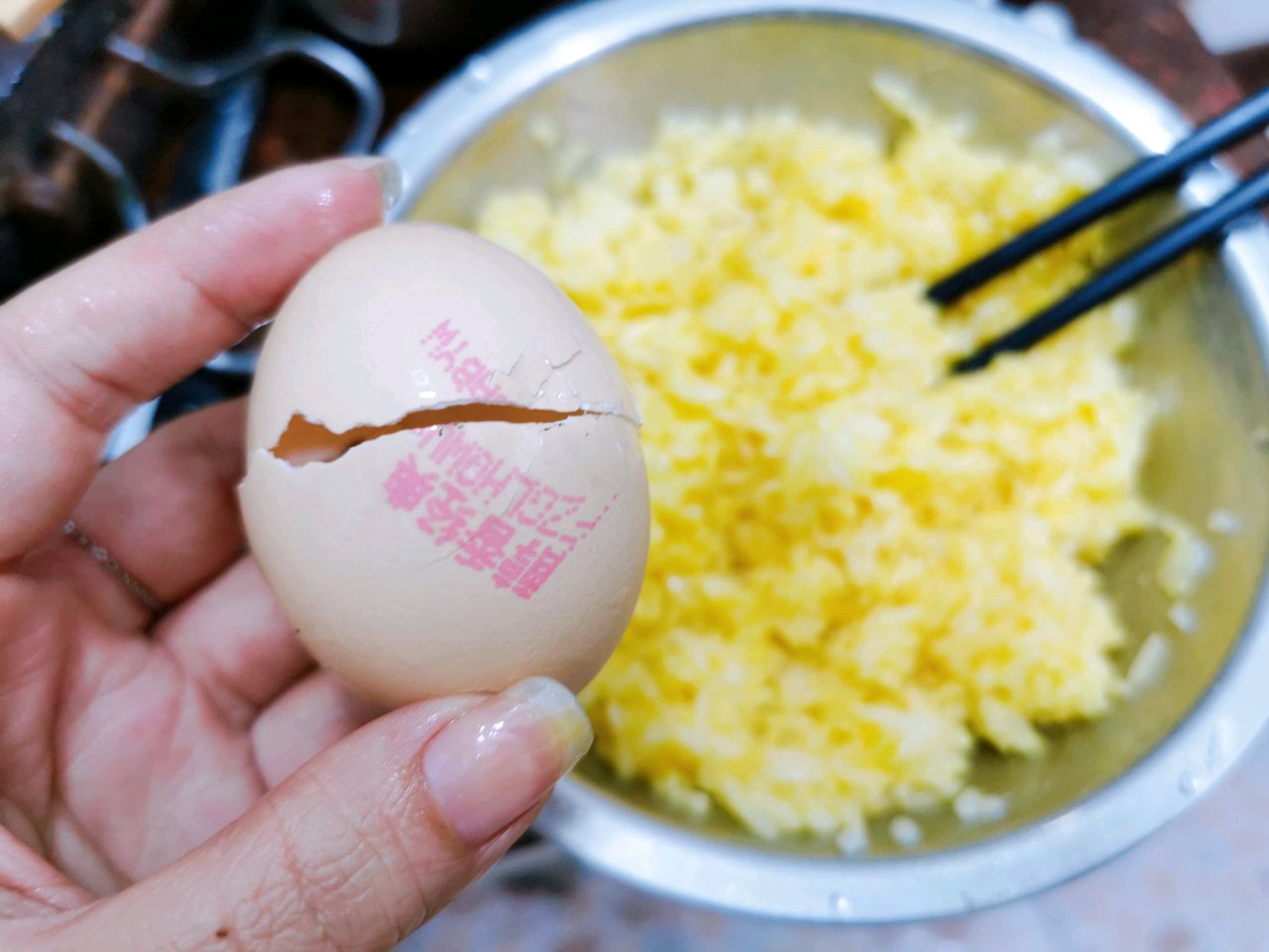 鲍汁蚝油青椒鱿鱼黄金蛋炒饭