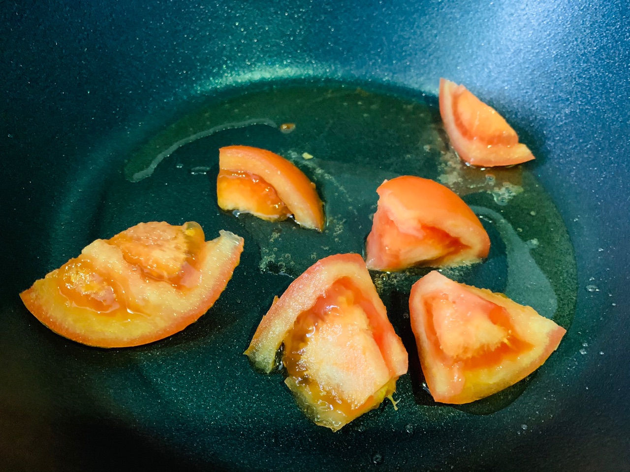 鲍汁蚝油西红柿炒花菜