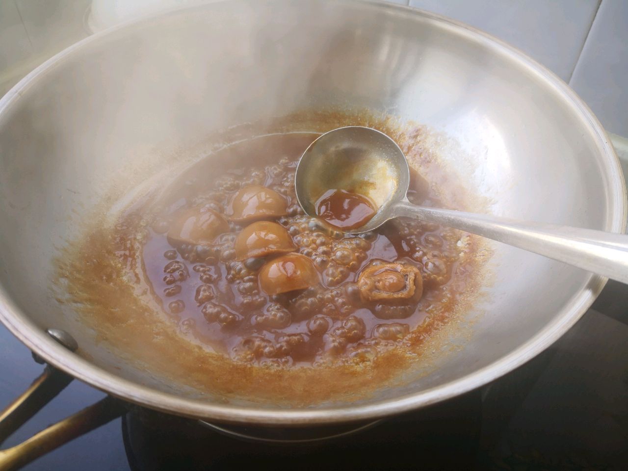 鲍汁烩鲍鱼青菜