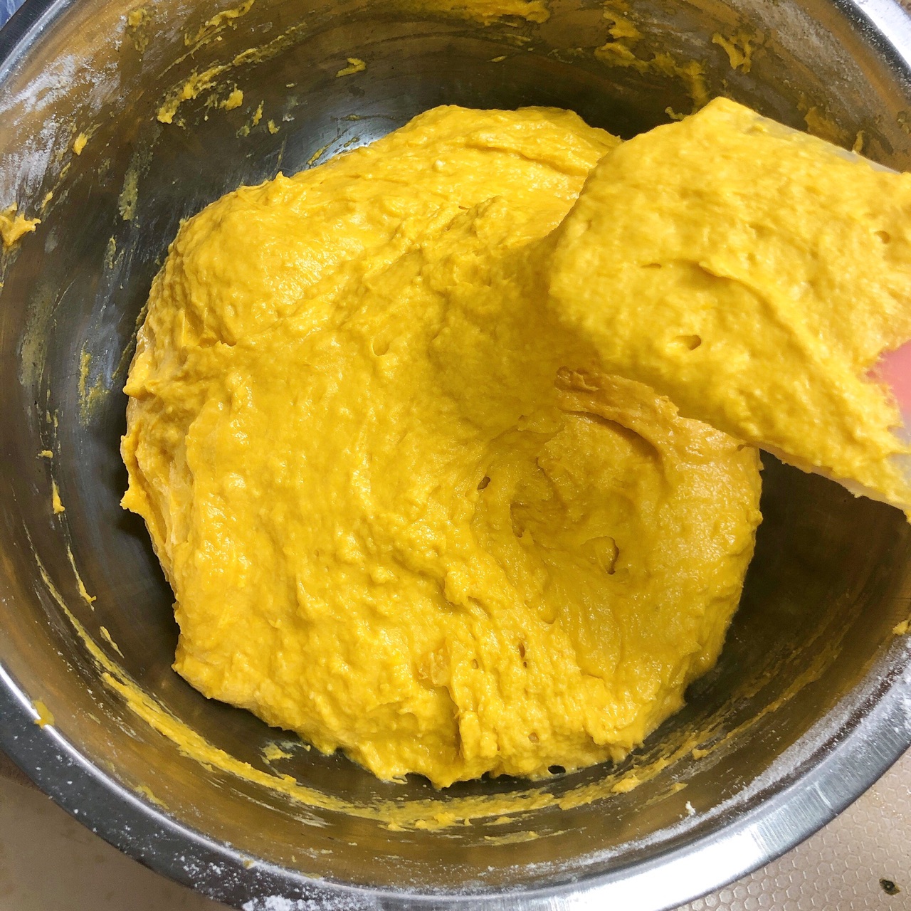 贝贝南瓜奶香发糕