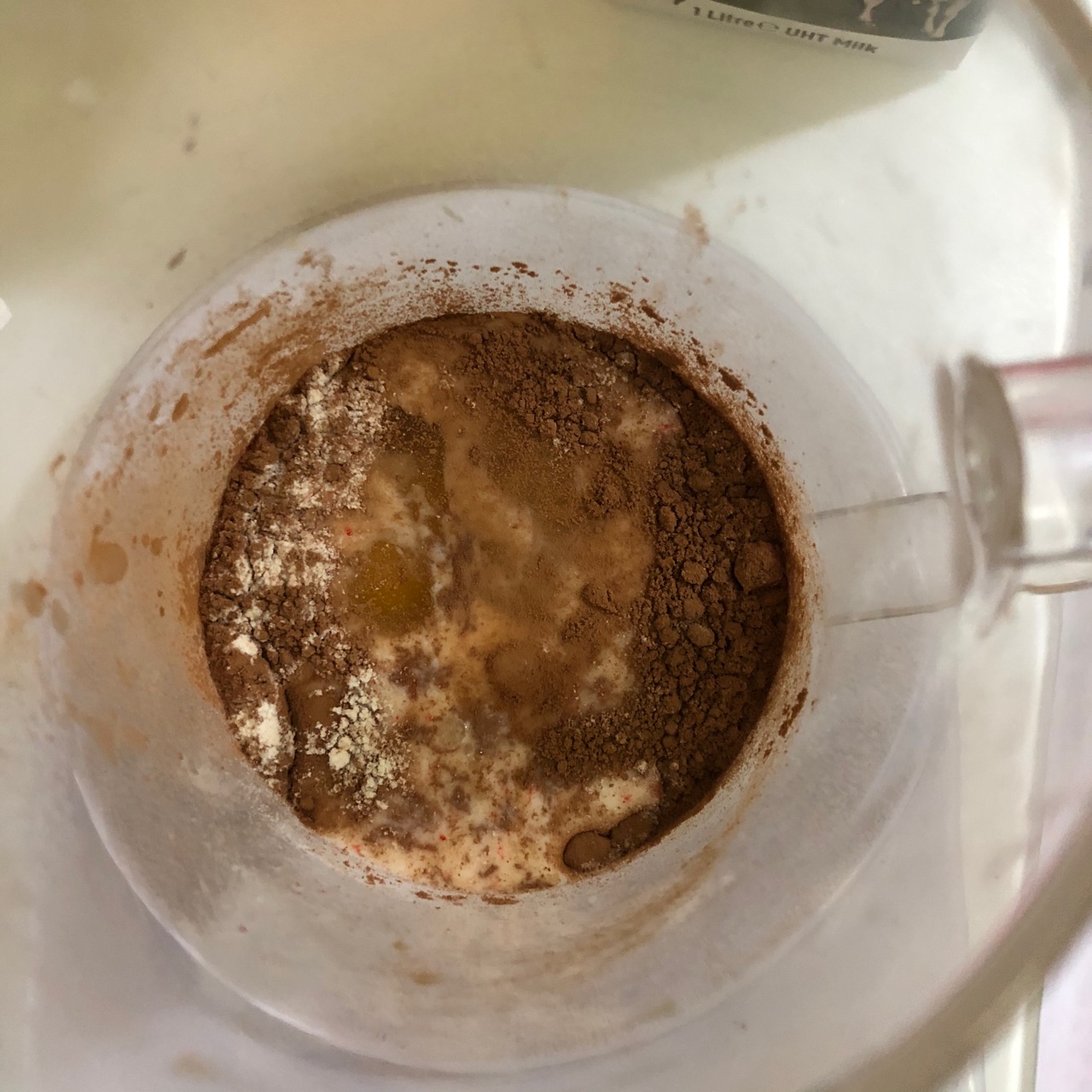 杯子可可蛋糕｜微波炉版