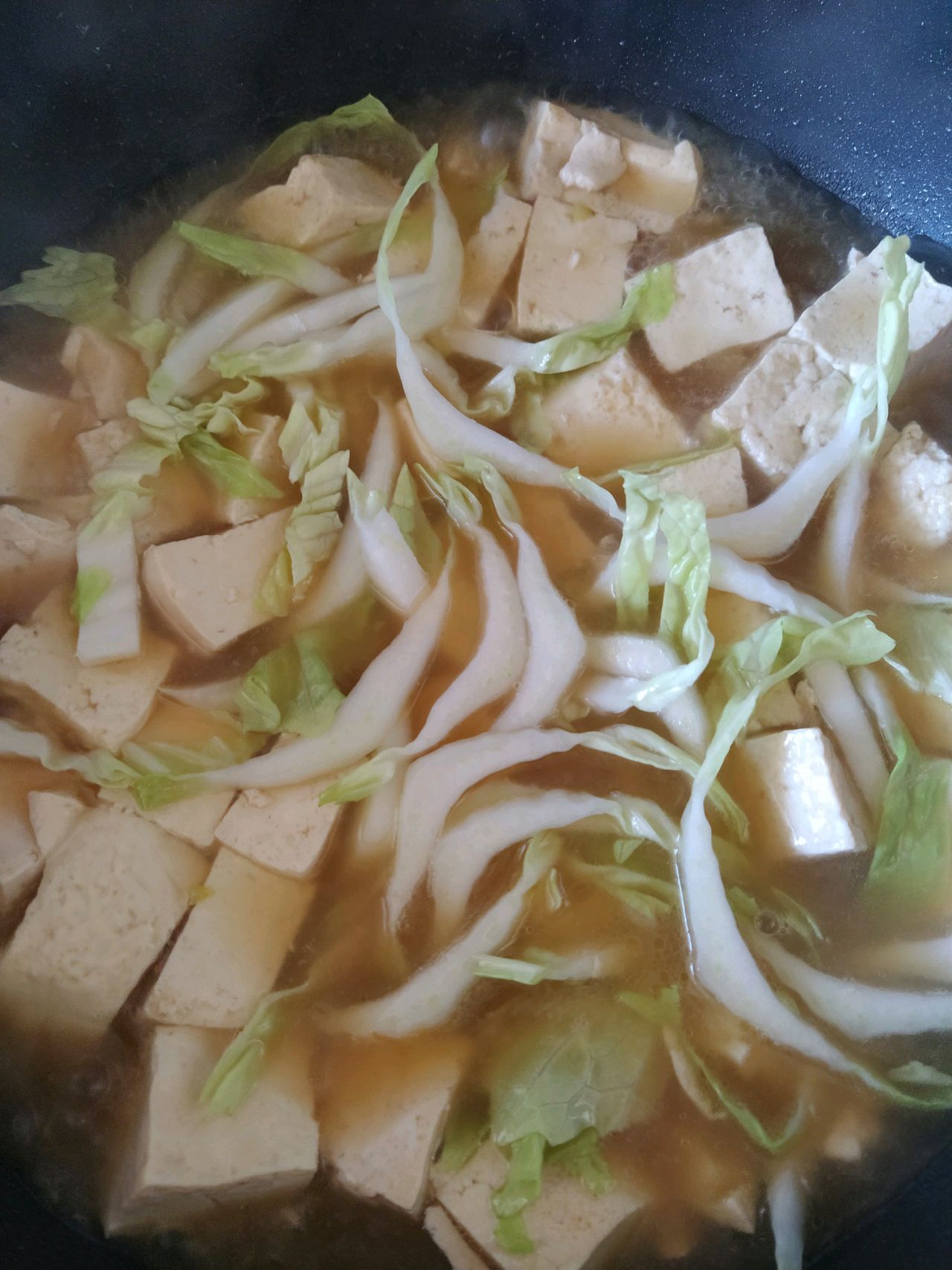 比肉还香的白菜豆腐炖粉条