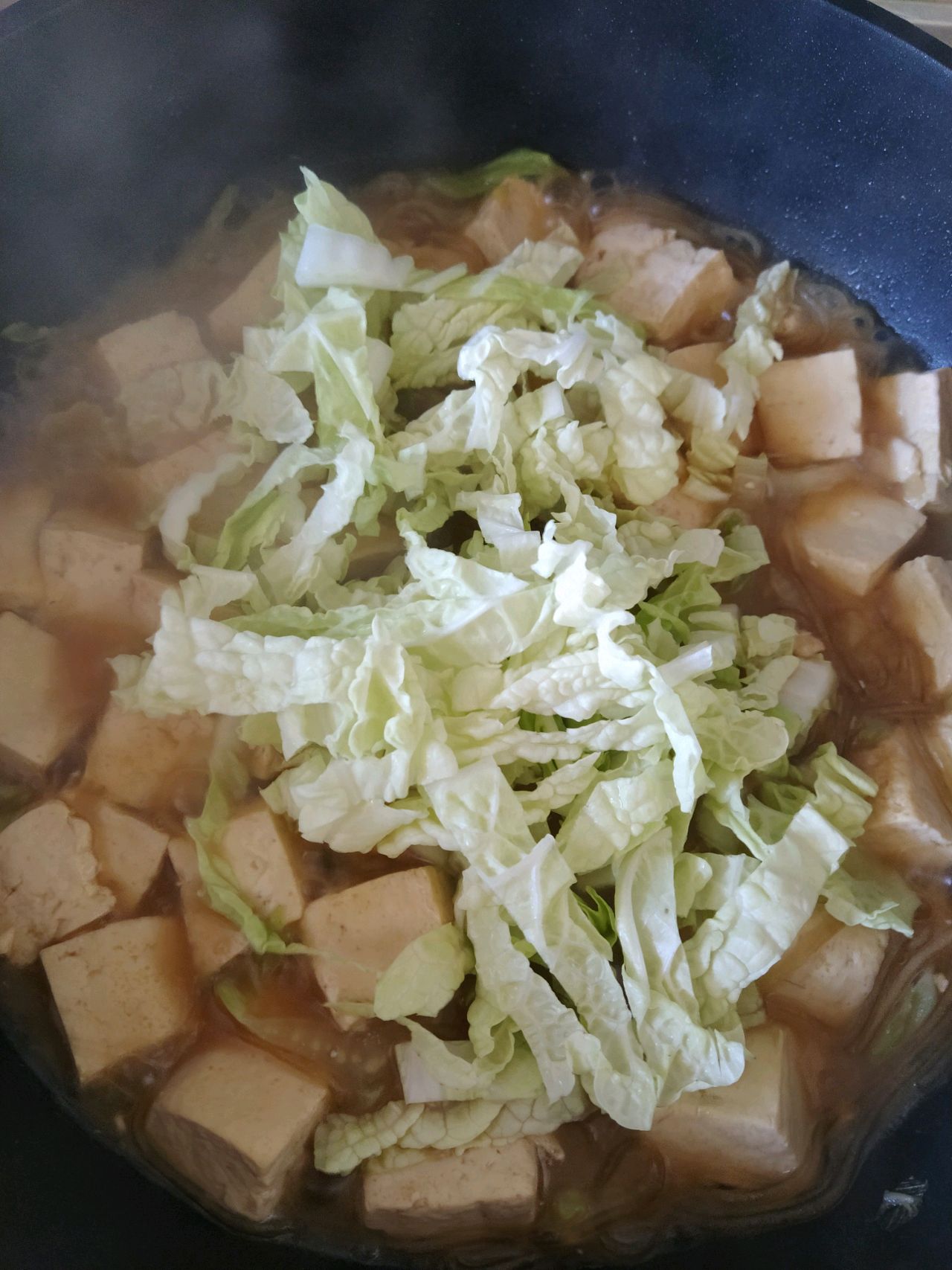 比肉还香的白菜豆腐炖粉条