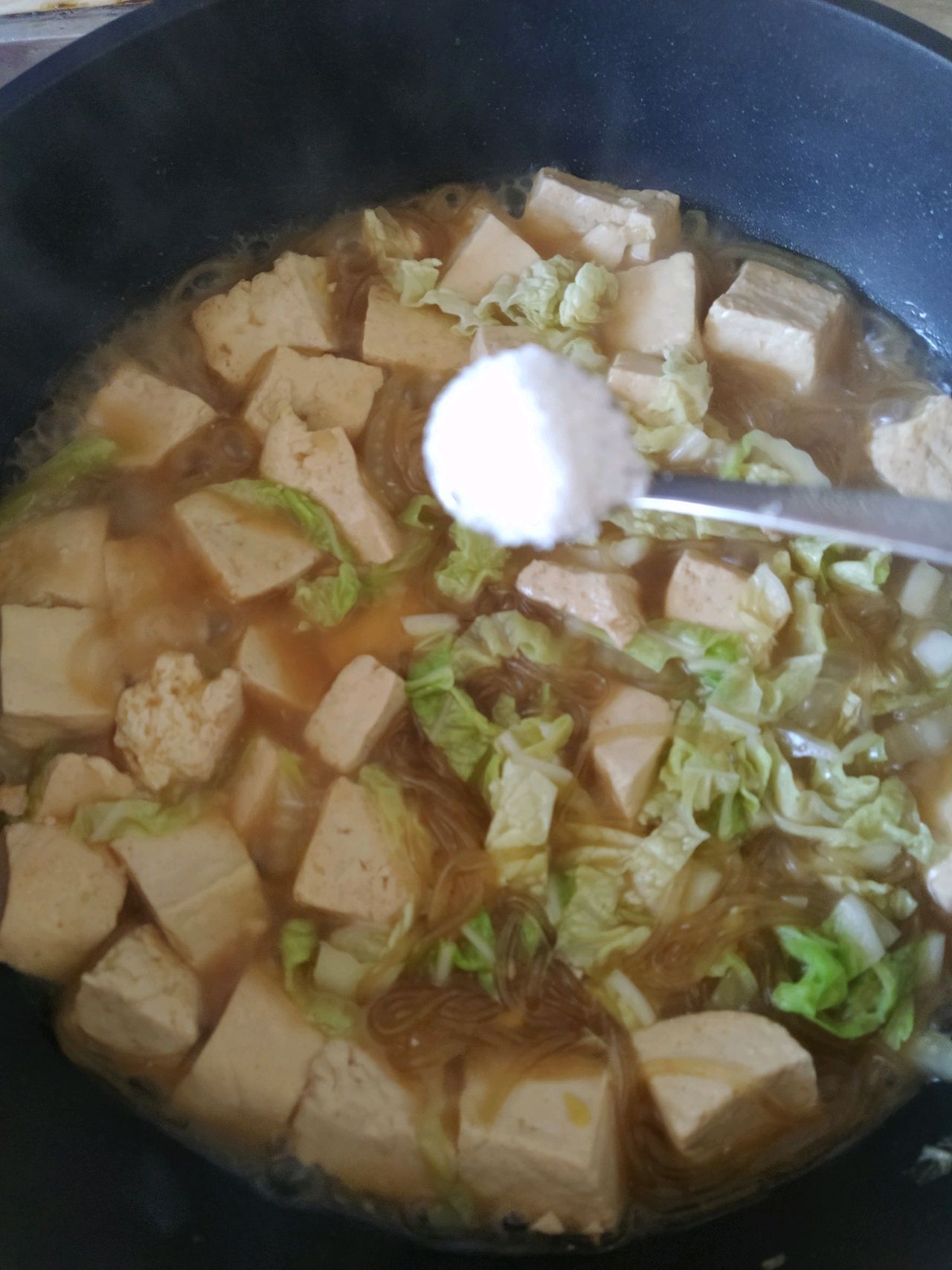 比肉还香的白菜豆腐炖粉条