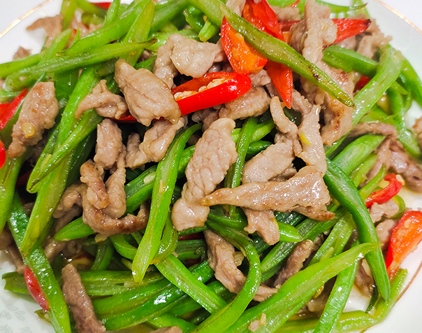 扁豆炒肉