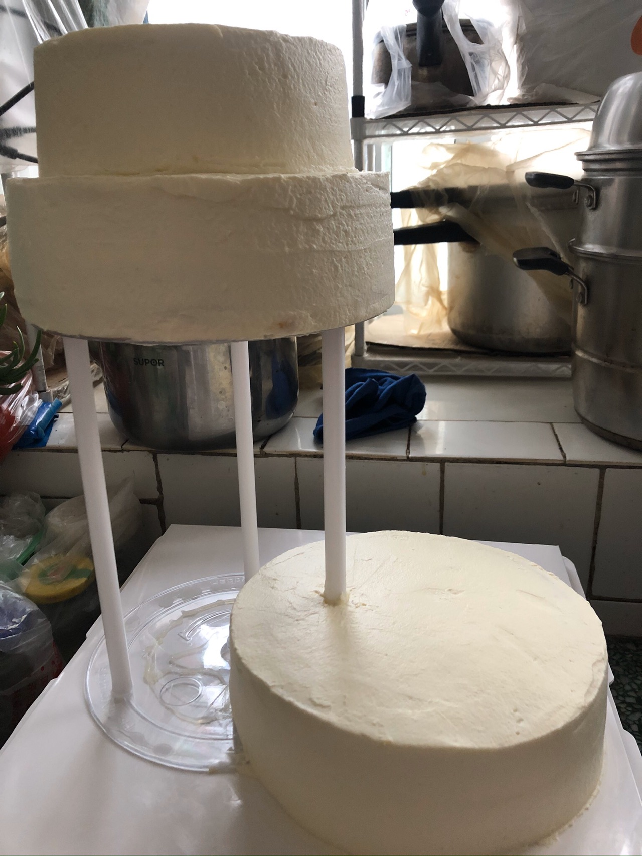 冰雪奇缘悬浮生日蛋糕