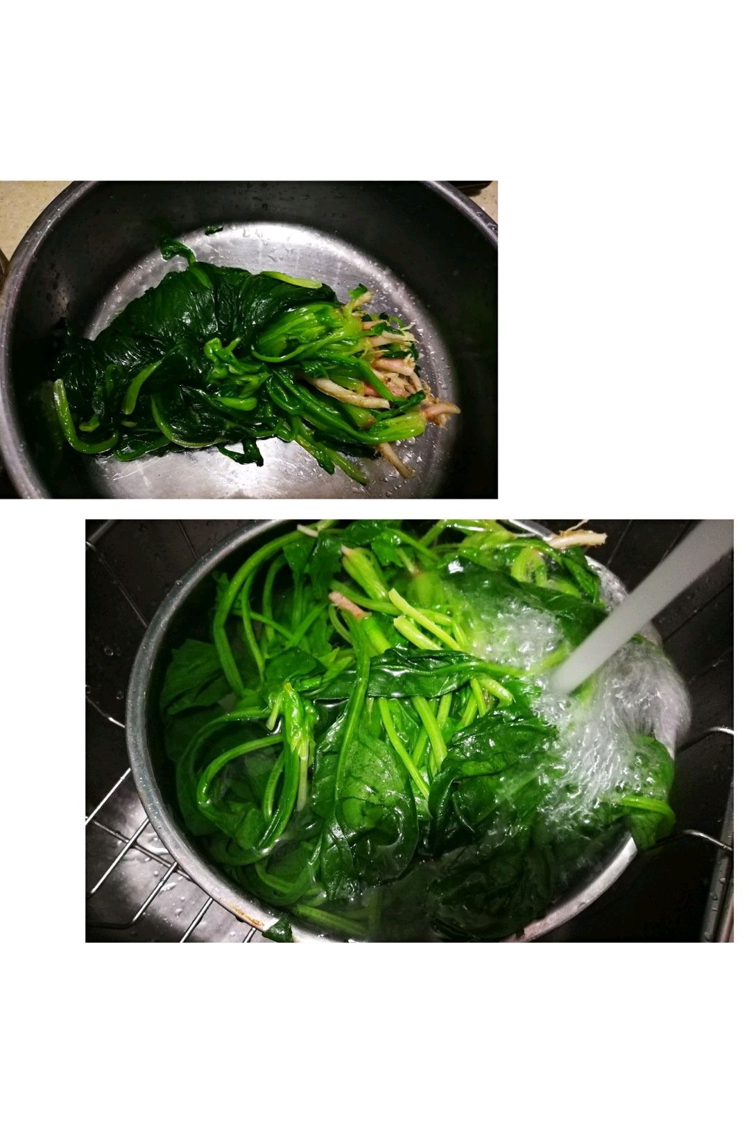 菠菜炒鸡蛋