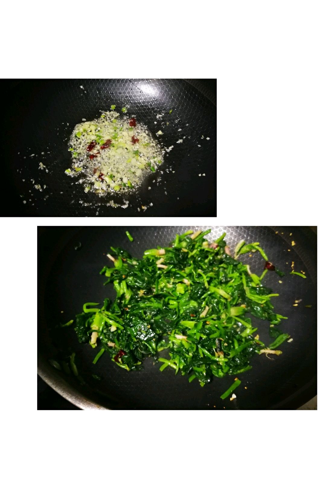 菠菜炒鸡蛋