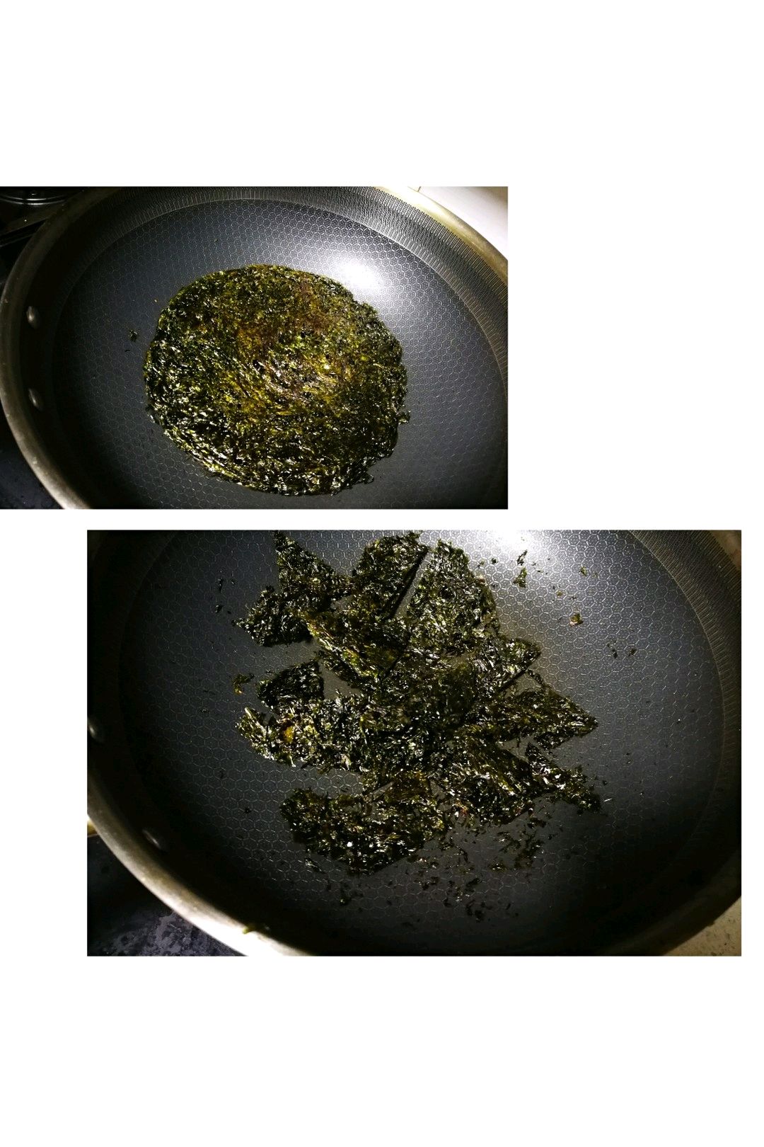 菠菜炒紫菜