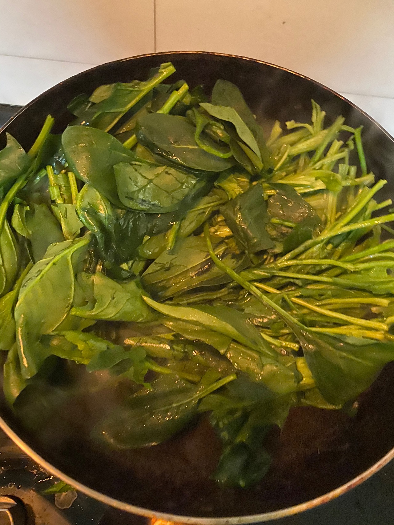 菠菜豆腐粉丝汤