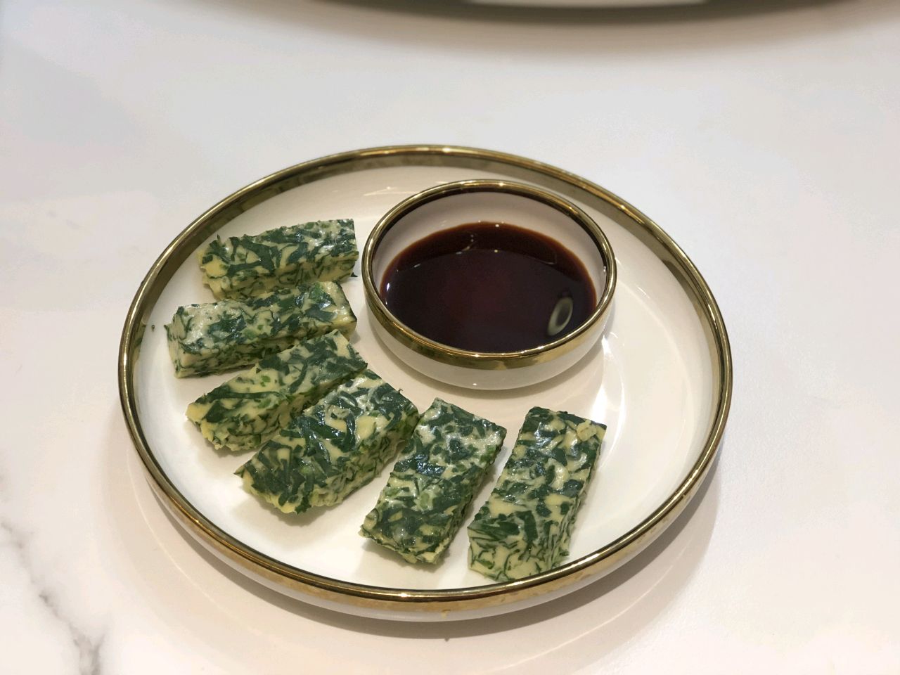 菠菜鸡蛋糕