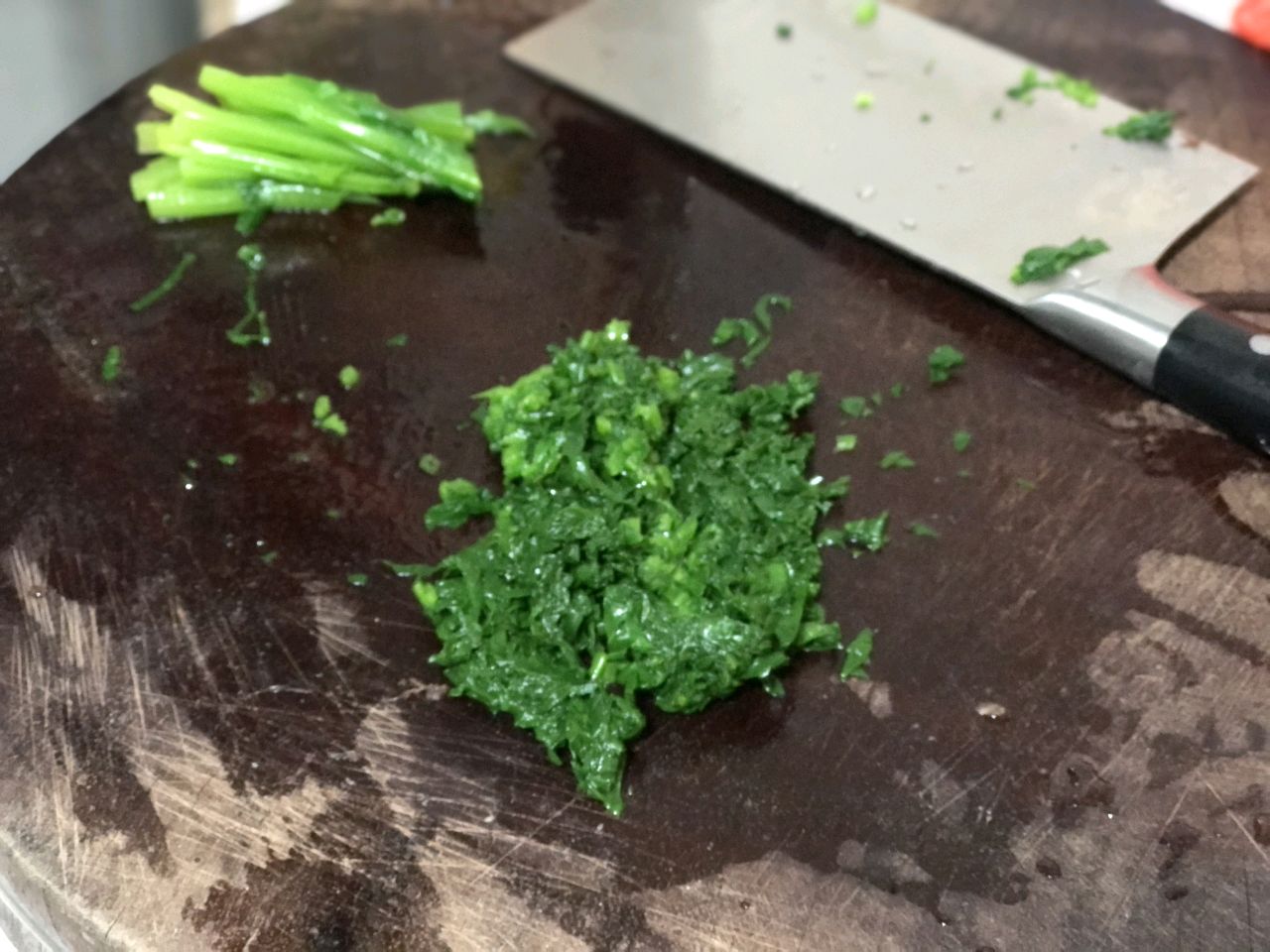 菠菜鸡蛋糕