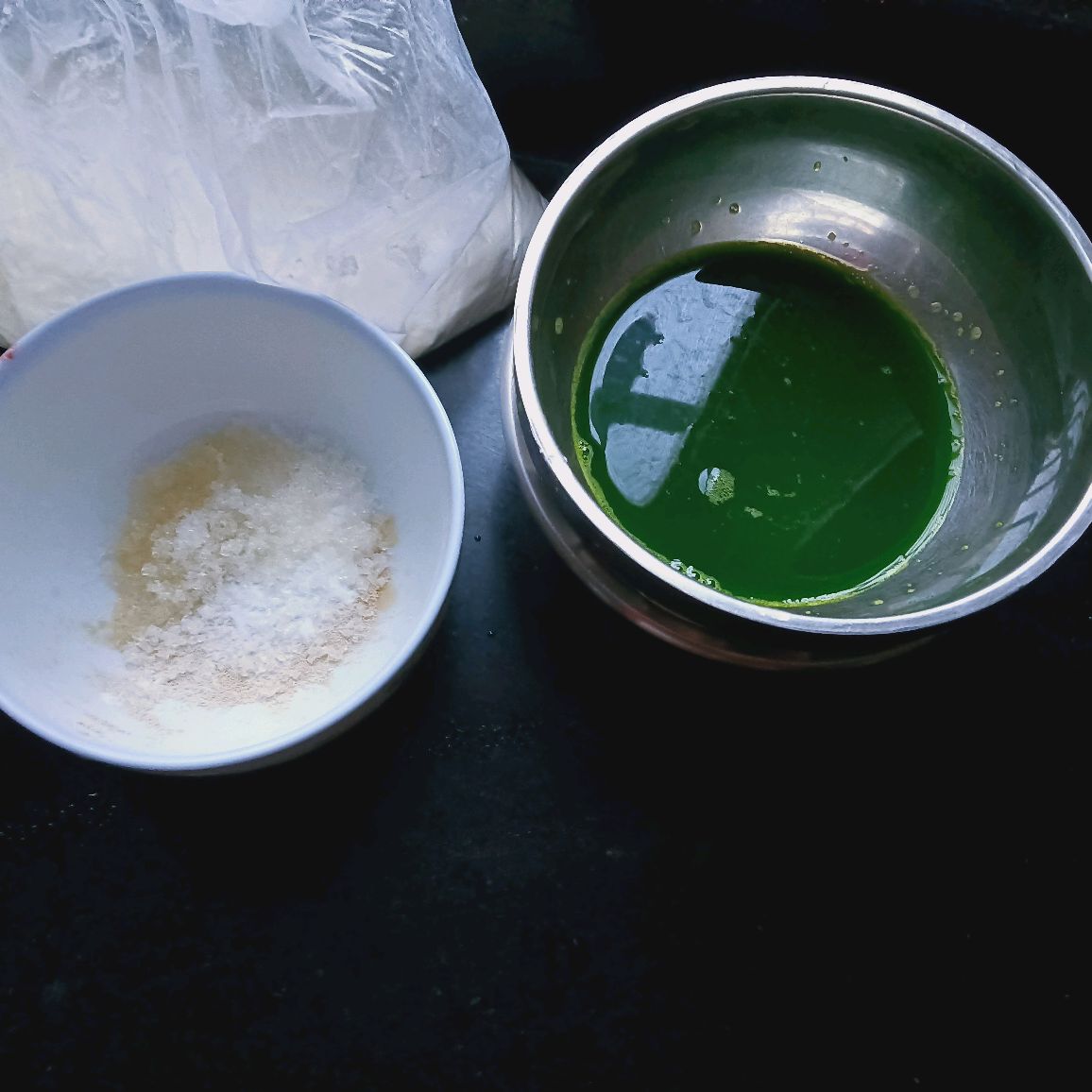 菠菜馒头