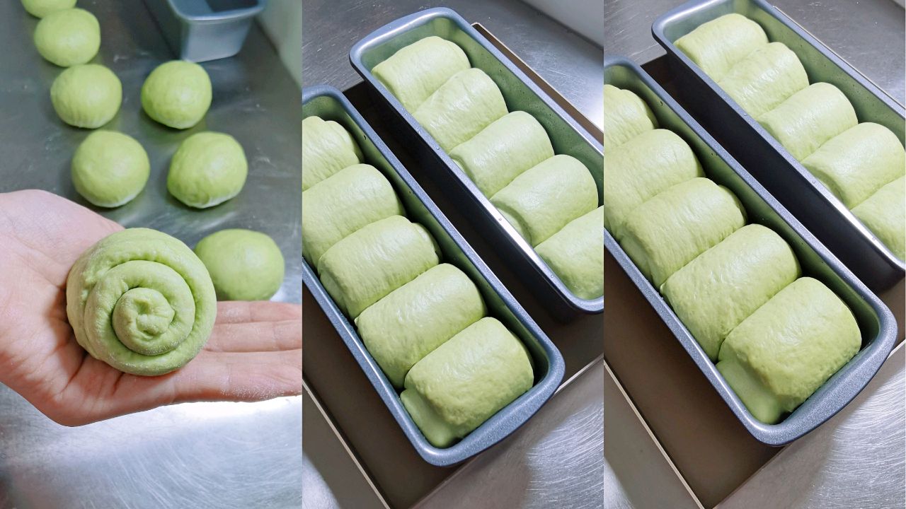 菠菜蜜豆小吐司