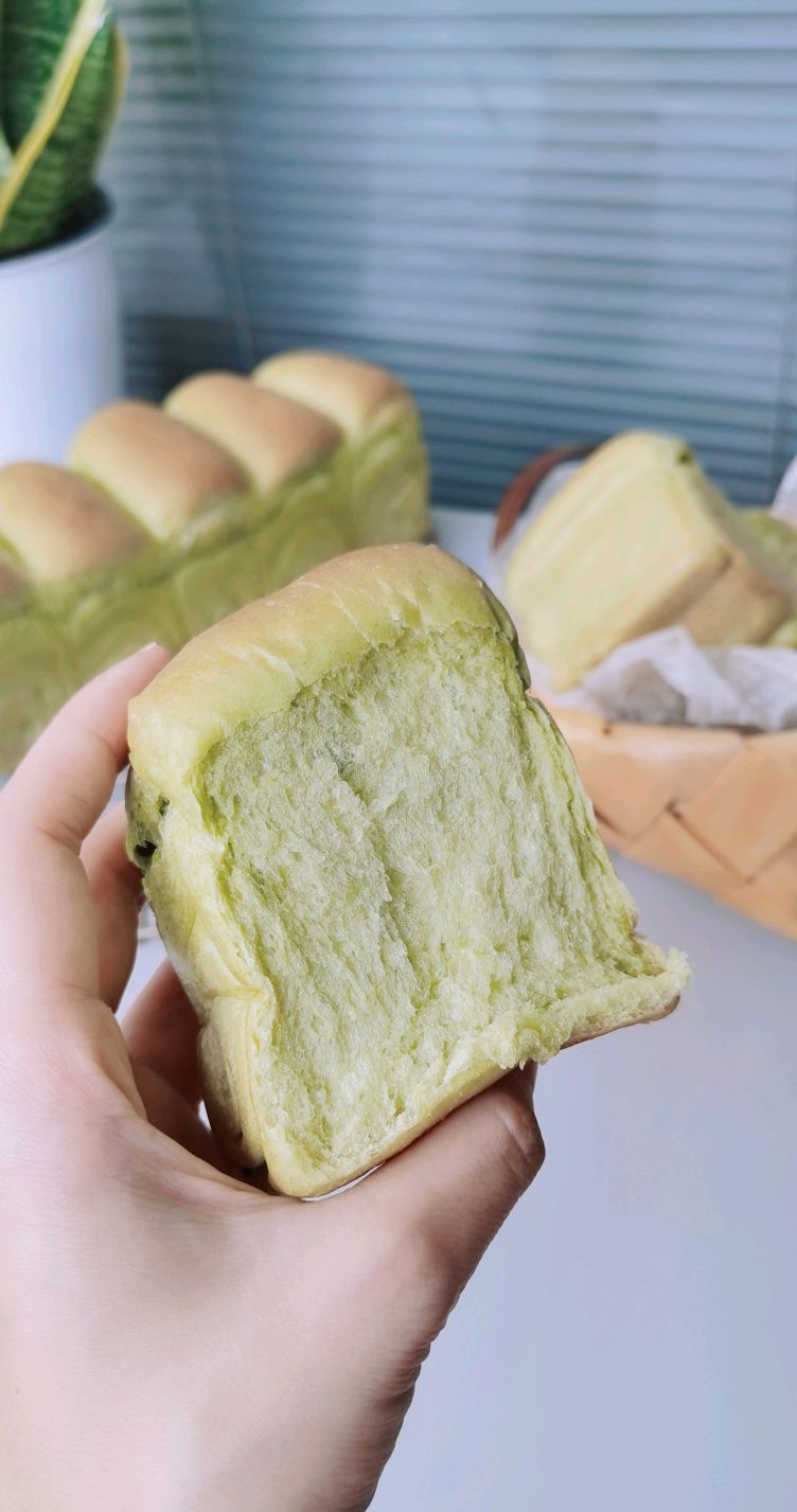 菠菜蜜豆小吐司