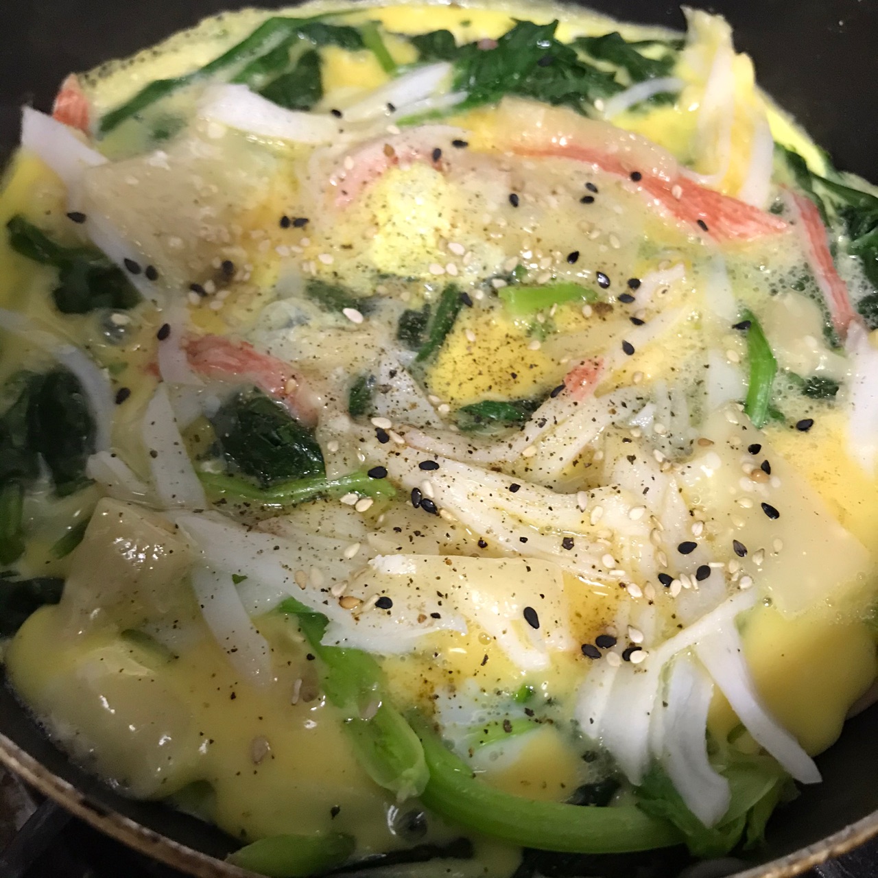 菠菜奶酪烘蛋