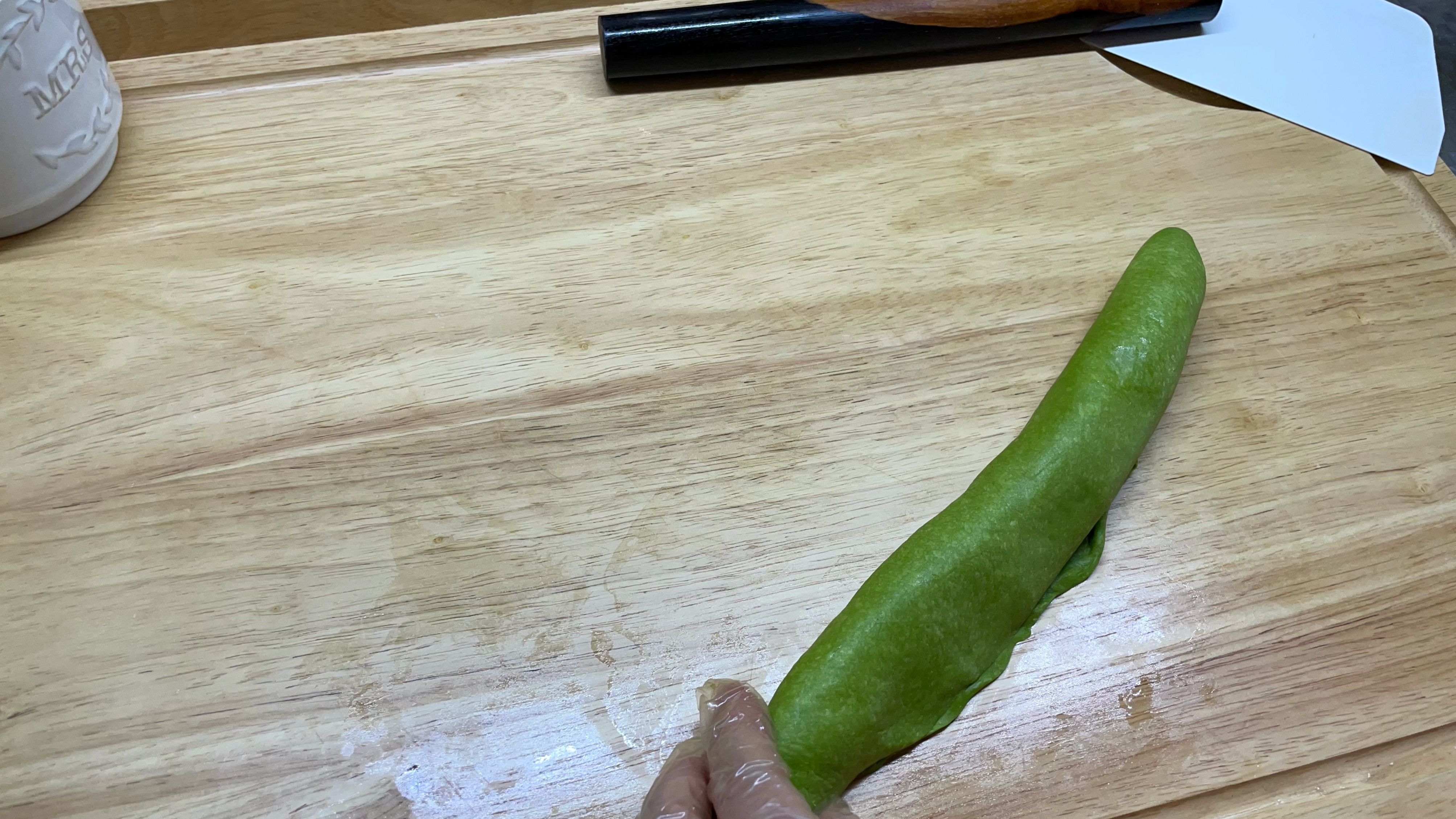 菠菜肉骨头 奈雪同款面包 超详细教程