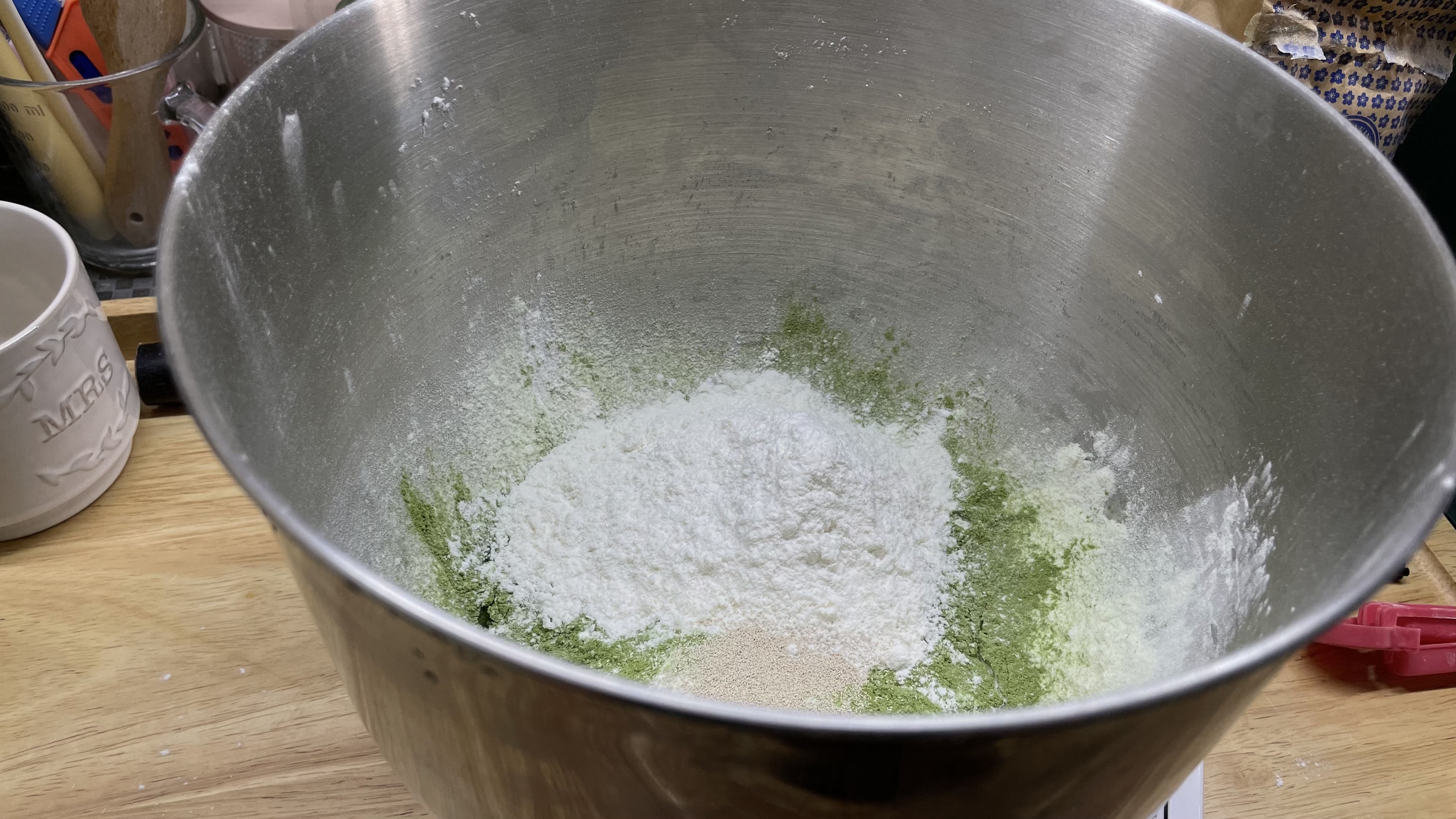 菠菜肉骨头 奈雪同款面包 超详细教程