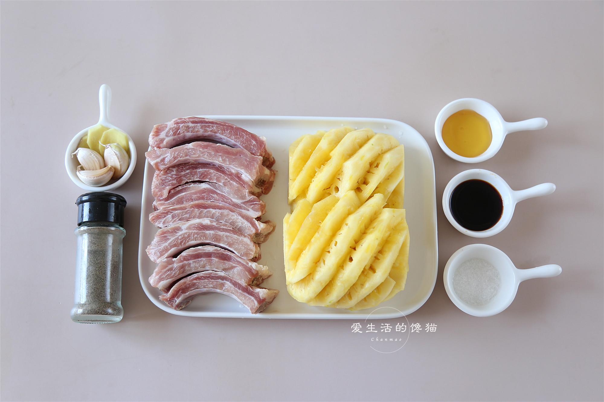 菠萝烤猪排