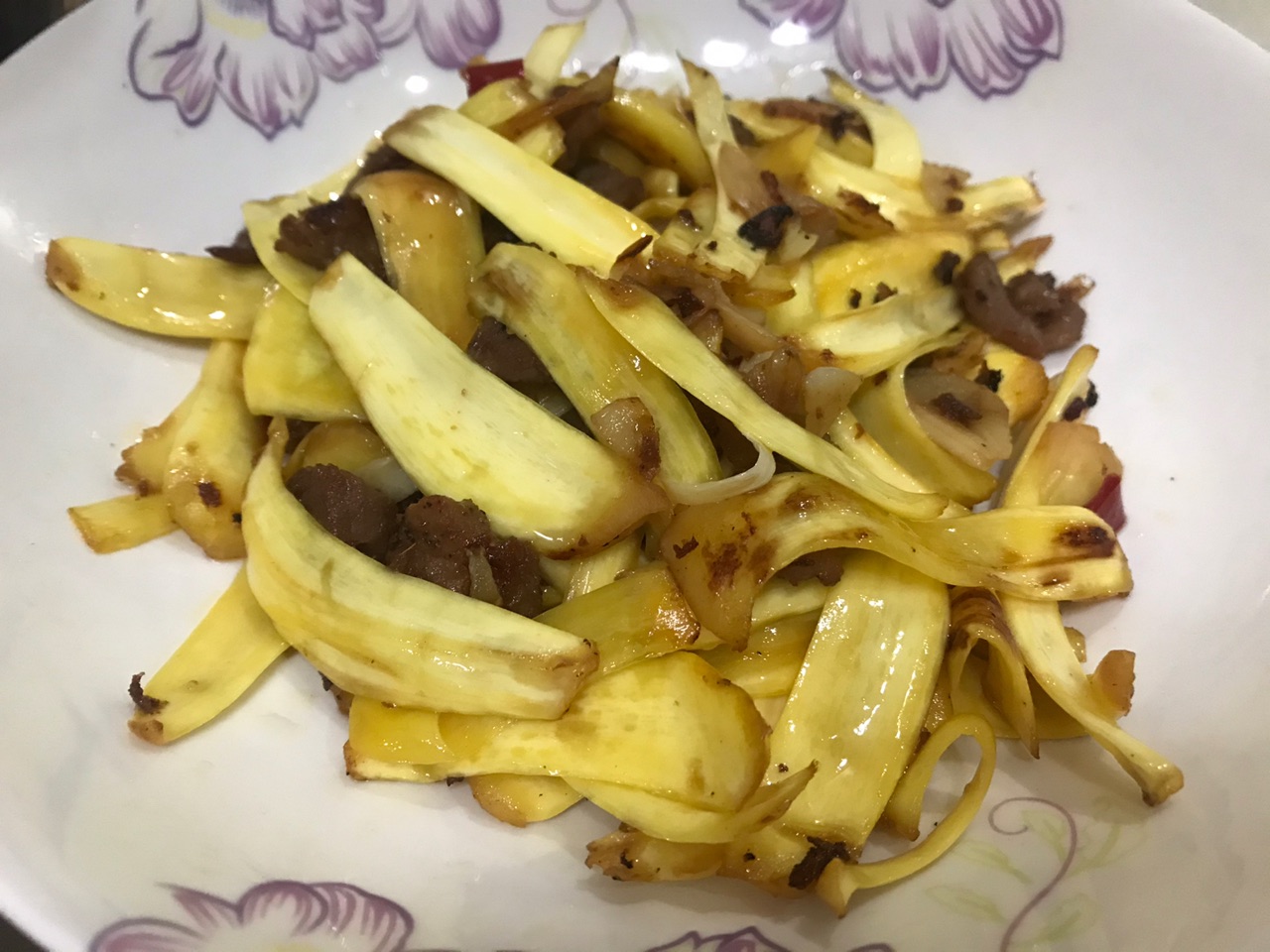菠萝蜜炒肉丝