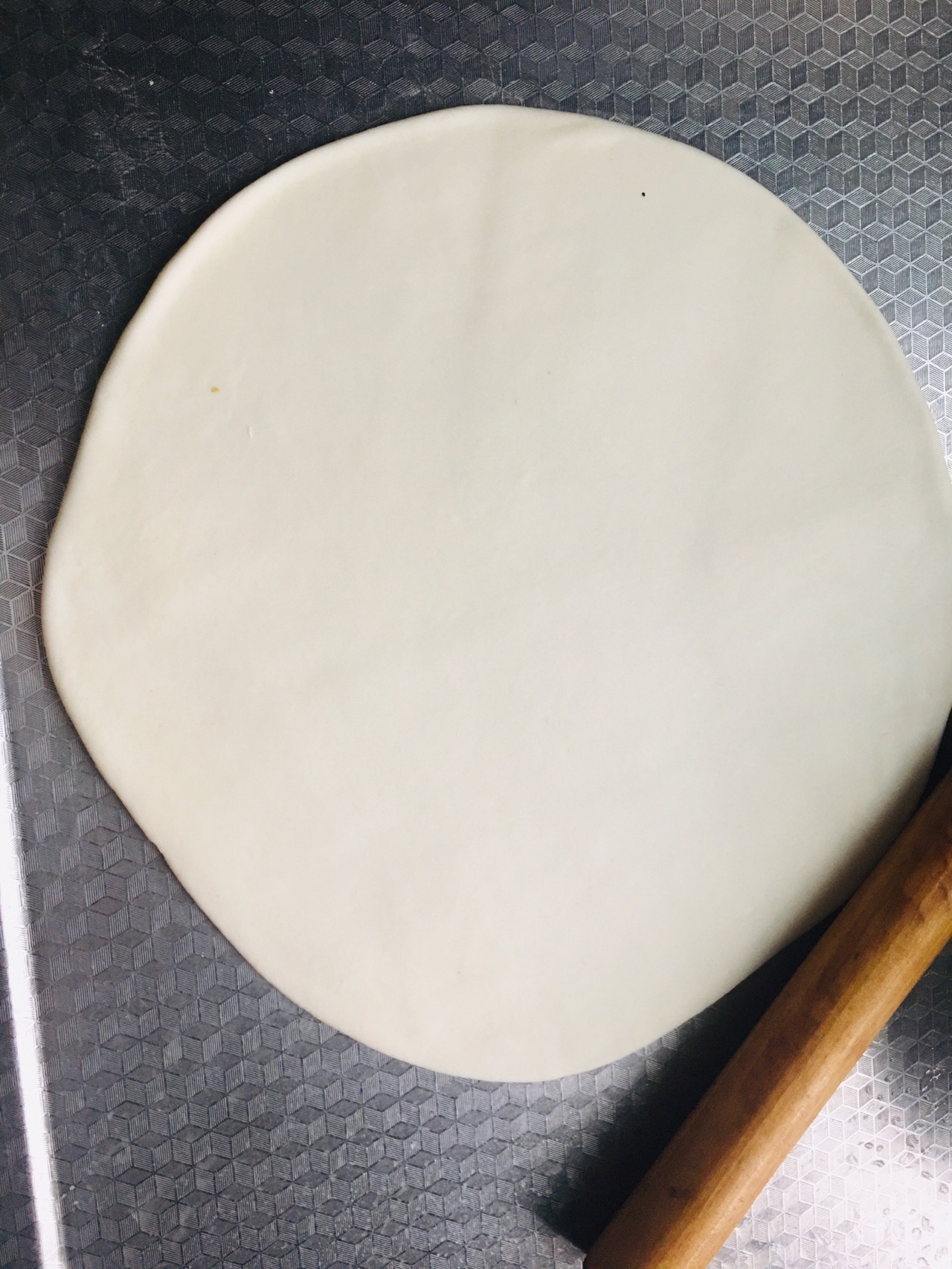 不放酵母粉的水果披萨