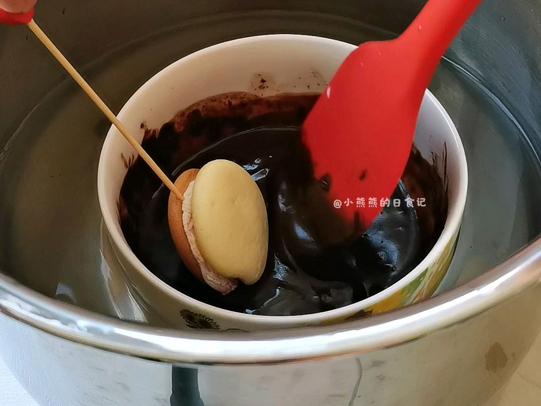 布朗熊巧克力派｜甜蜜可爱小熊熊