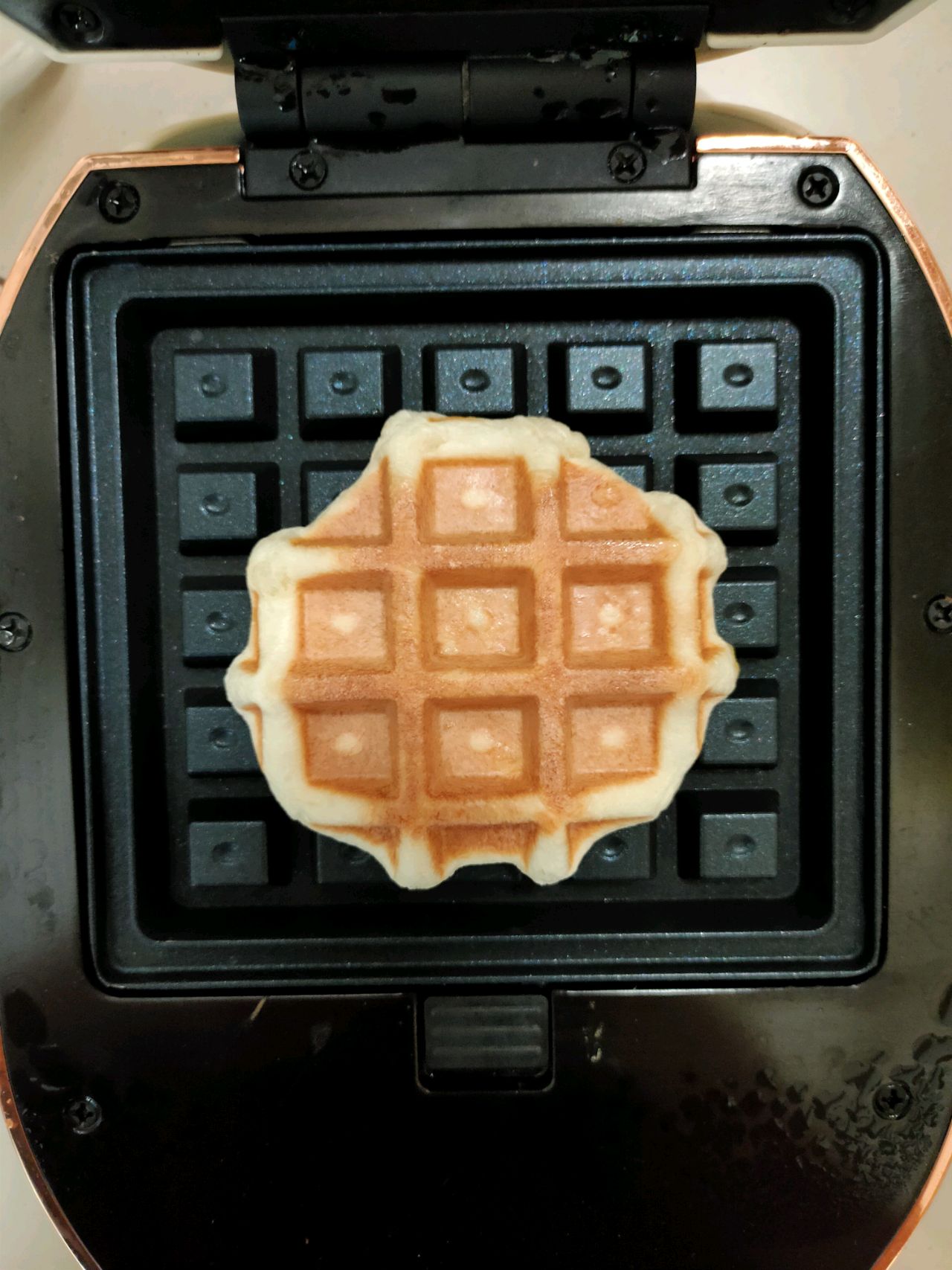 不添加泡打粉的华夫饼