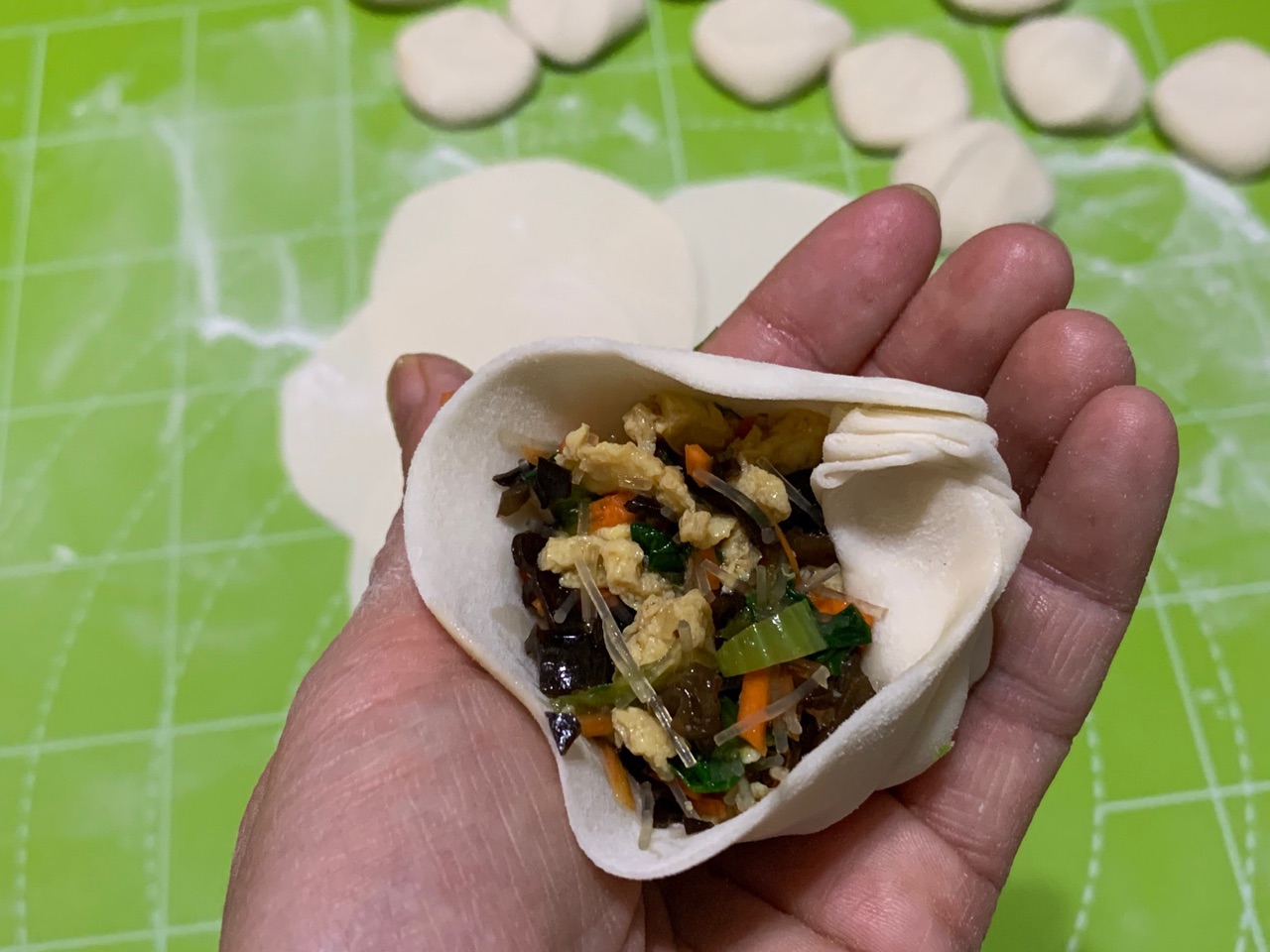 不用发酵的简版素菜包子